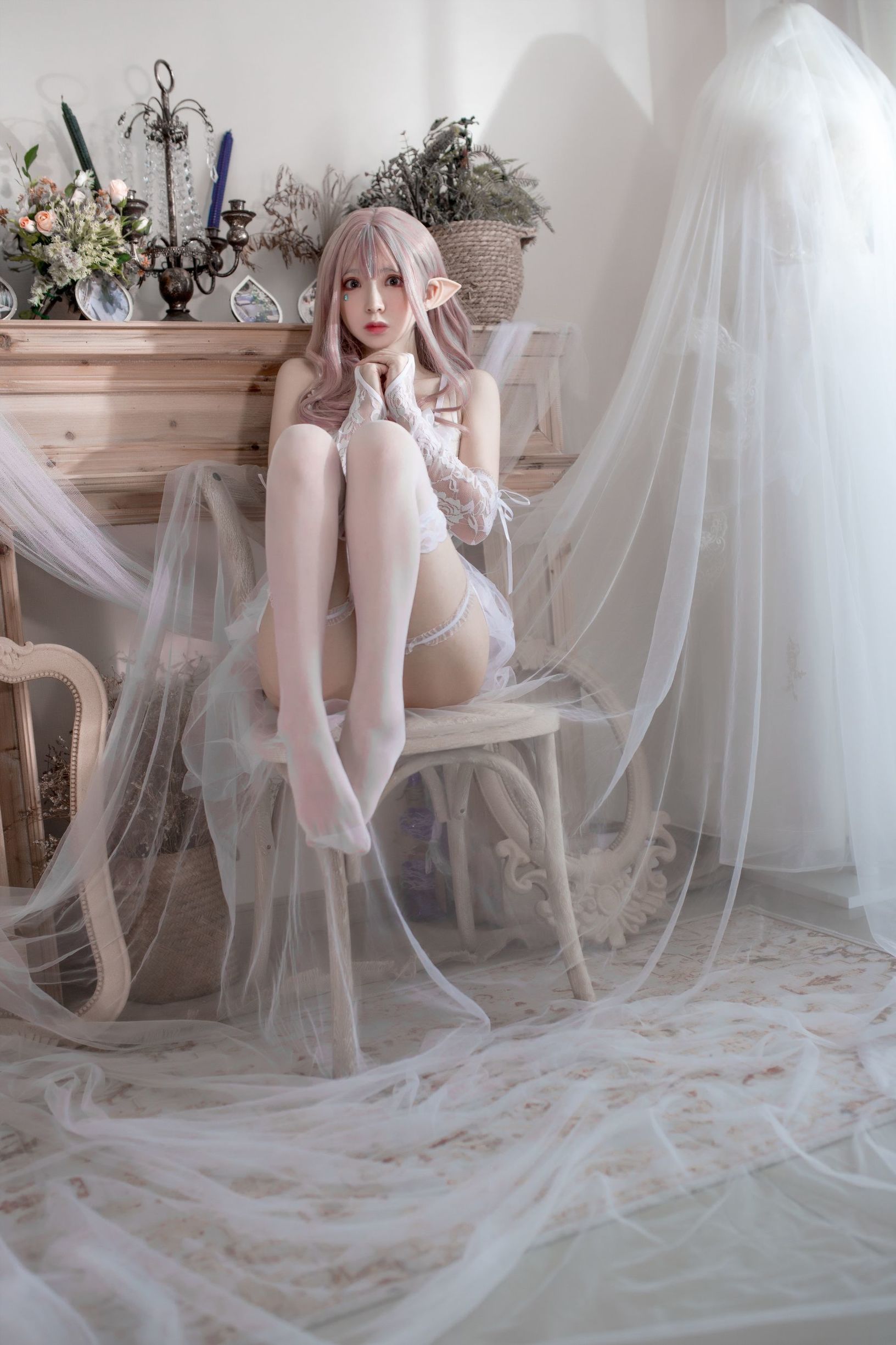 Cosplay Ảnh] Phong Miêu ss - Thuần Bạch Tinh Linh