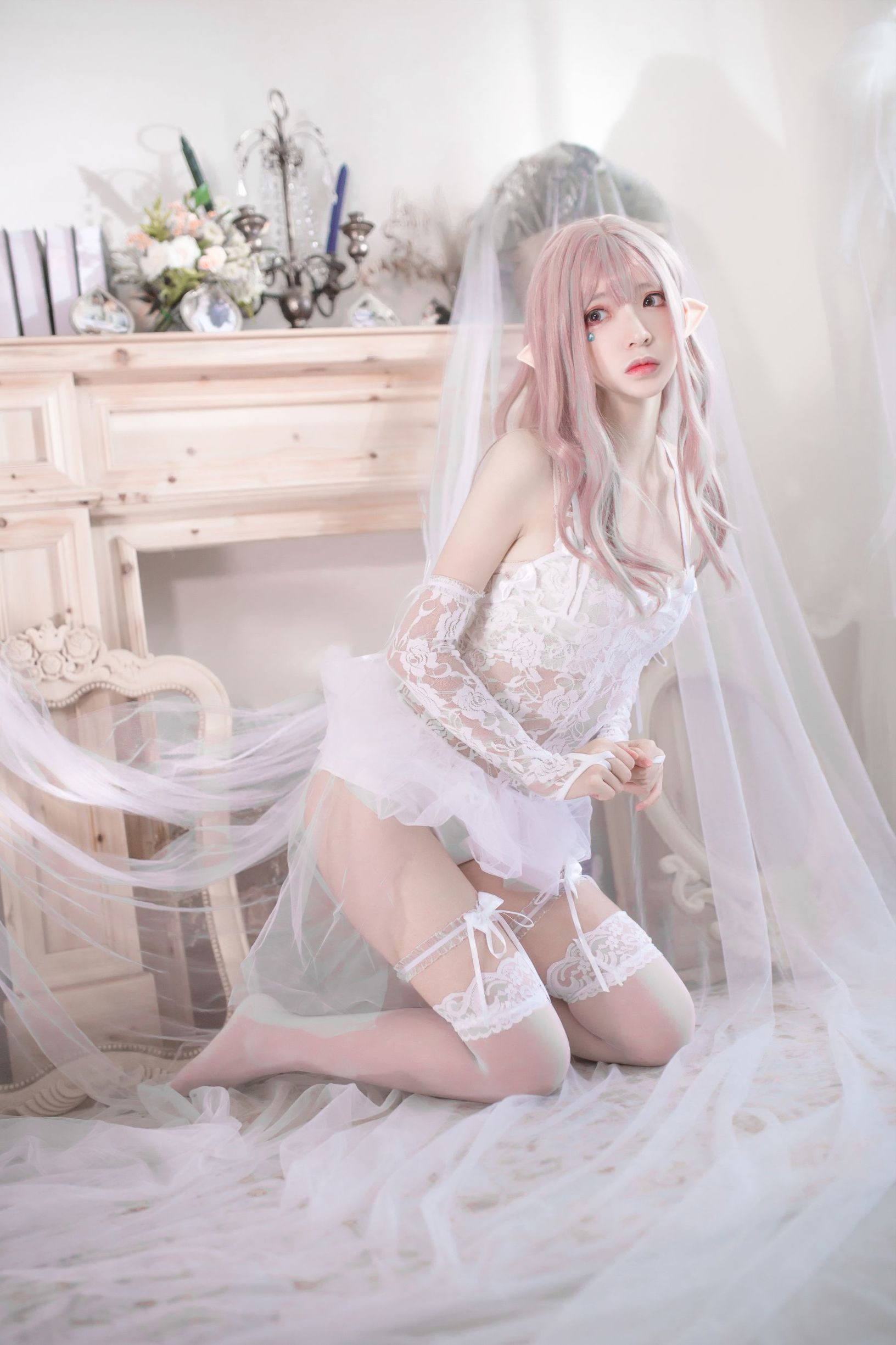 Cosplay Ảnh] Phong Miêu ss - Thuần Bạch Tinh Linh