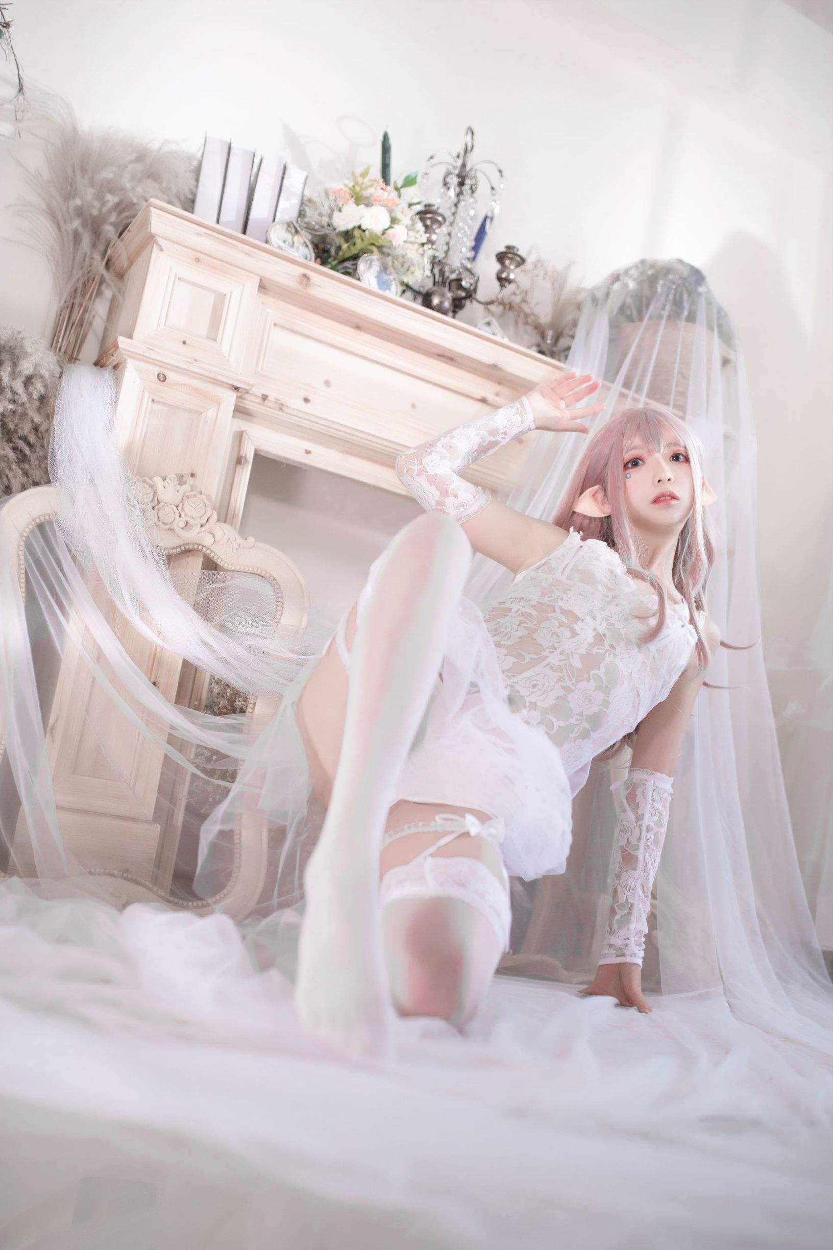 Cosplay Ảnh] Phong Miêu ss - Thuần Bạch Tinh Linh