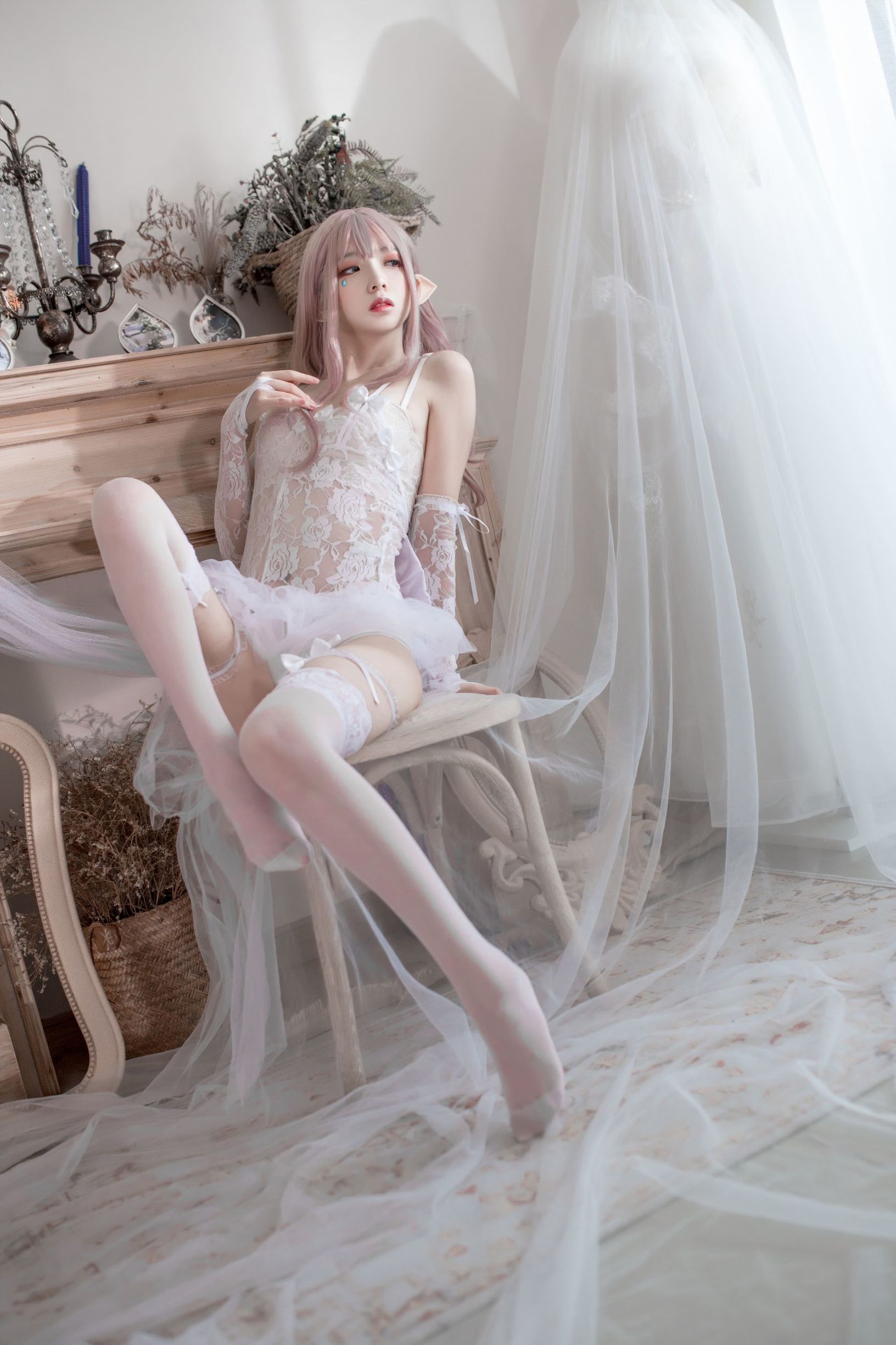 Cosplay Ảnh] Phong Miêu ss - Thuần Bạch Tinh Linh