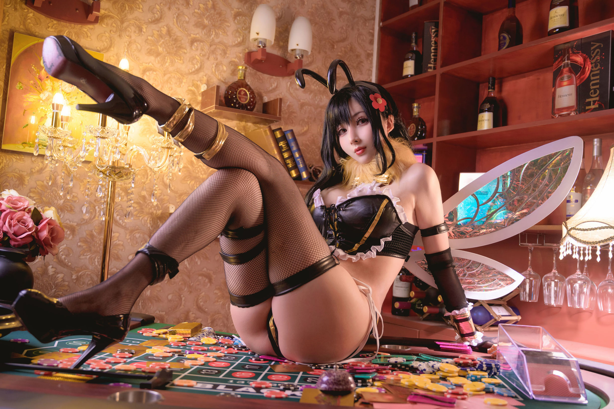 [Cosplay写真] COS福利rioko凉凉子 - 蒂法little bee