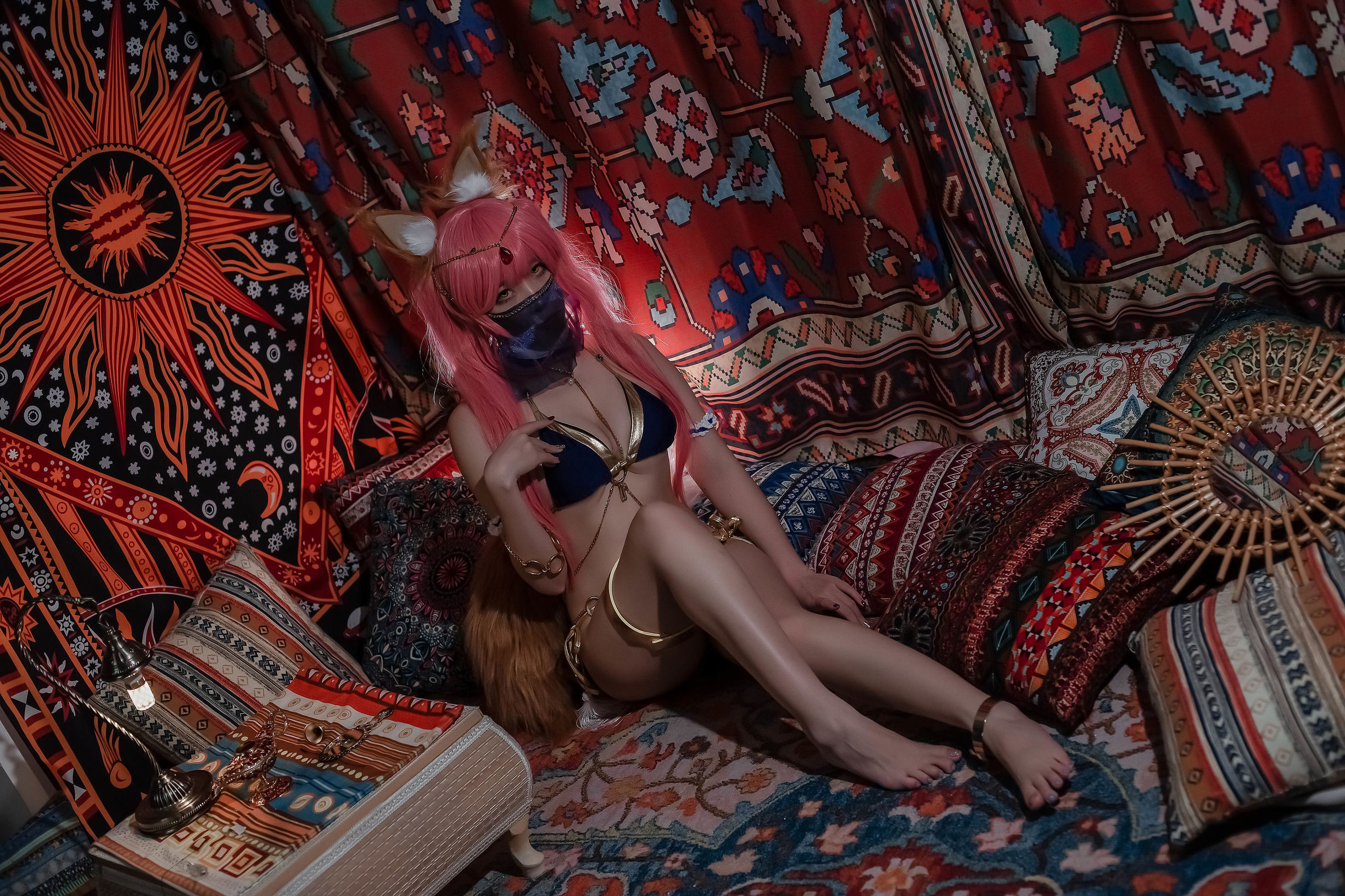 Ảnh Cosplay] Coser Phổ biến Er Zuo Nisa - Tamamo-no-Mae Nữ vũ công