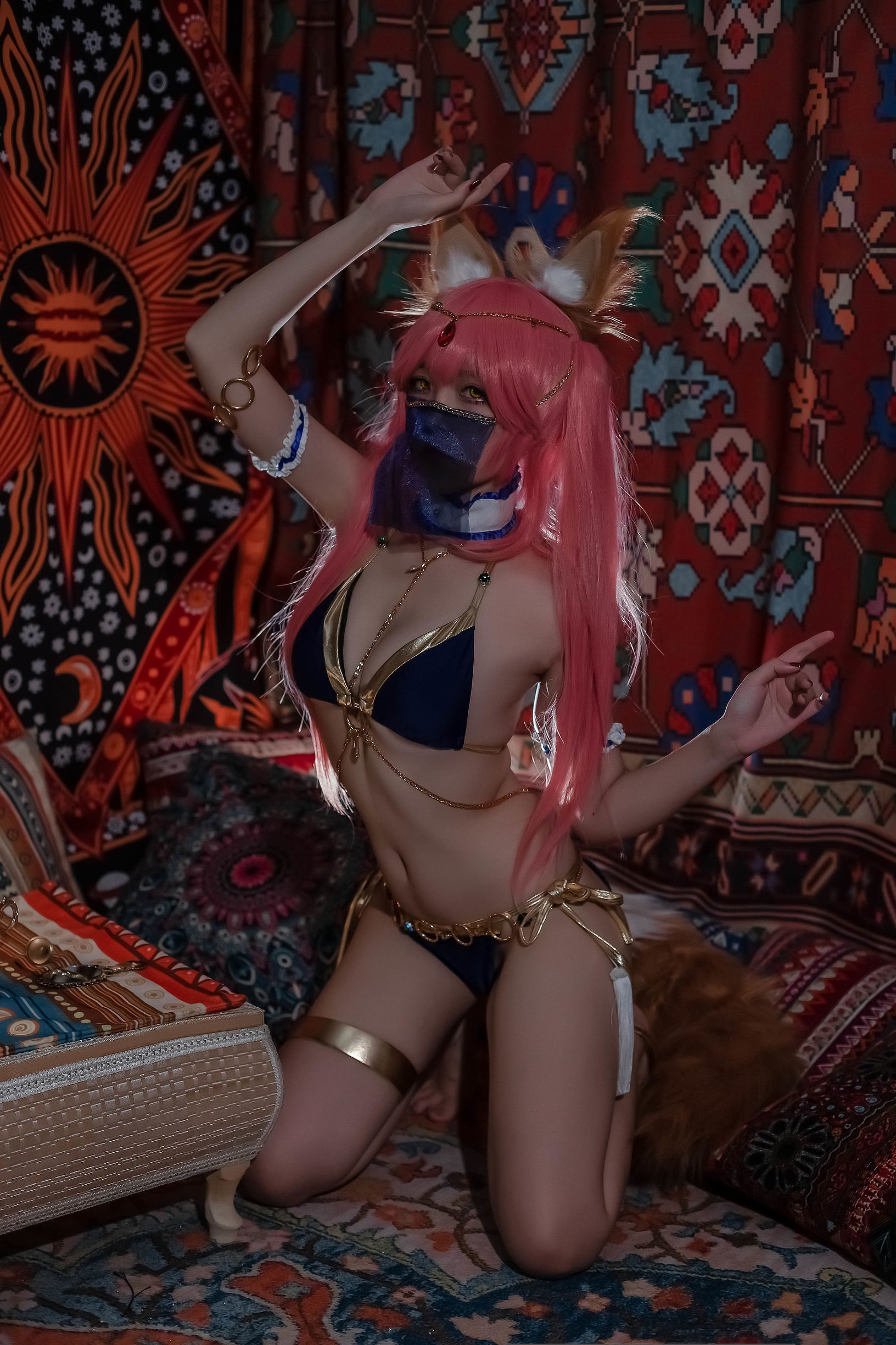 Ảnh Cosplay] Coser Phổ biến Er Zuo Nisa - Tamamo-no-Mae Nữ vũ công