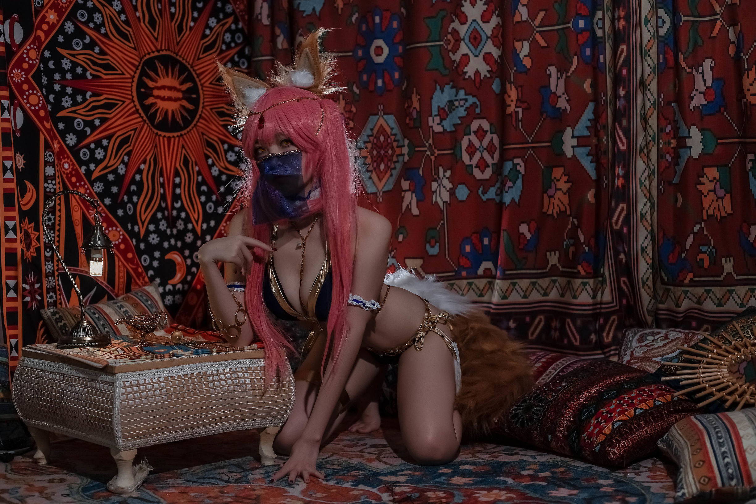 Ảnh Cosplay] Coser Phổ biến Er Zuo Nisa - Tamamo-no-Mae Nữ vũ công