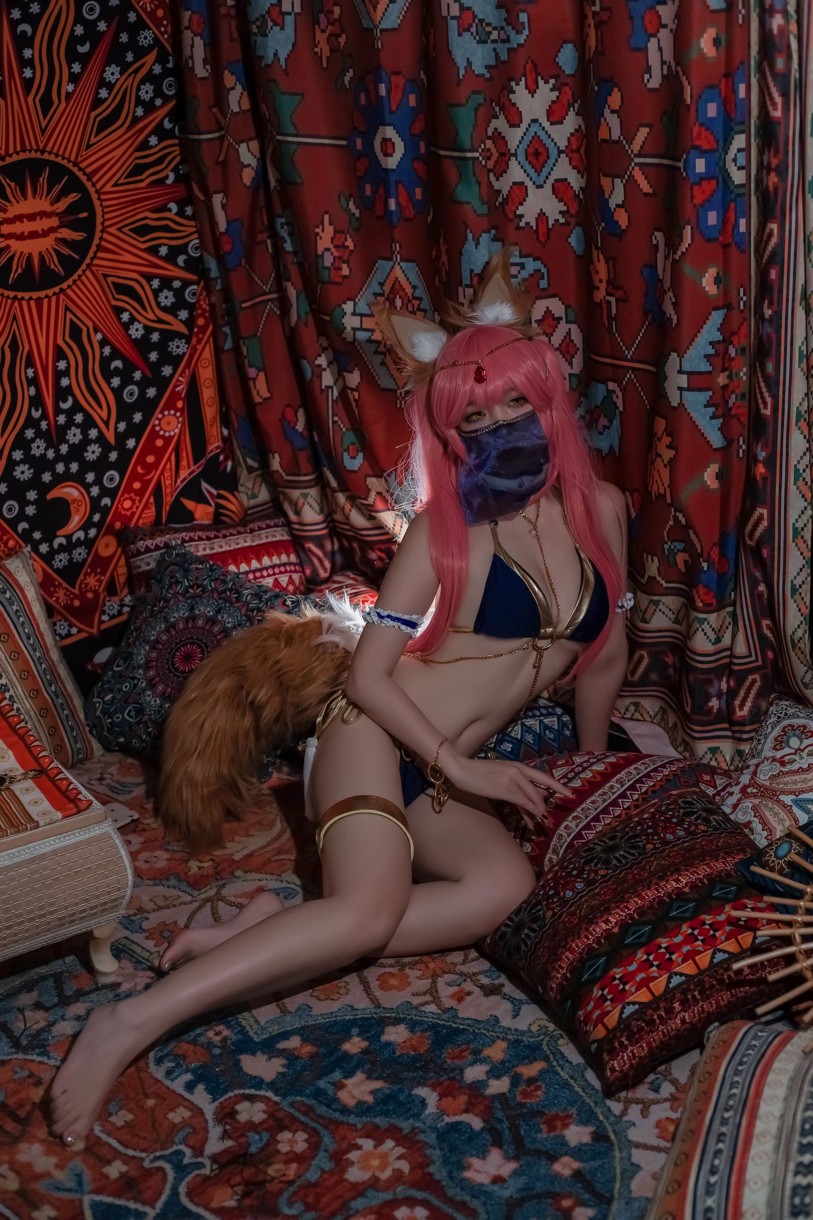 Ảnh Cosplay] Coser Phổ biến Er Zuo Nisa - Tamamo-no-Mae Nữ vũ công