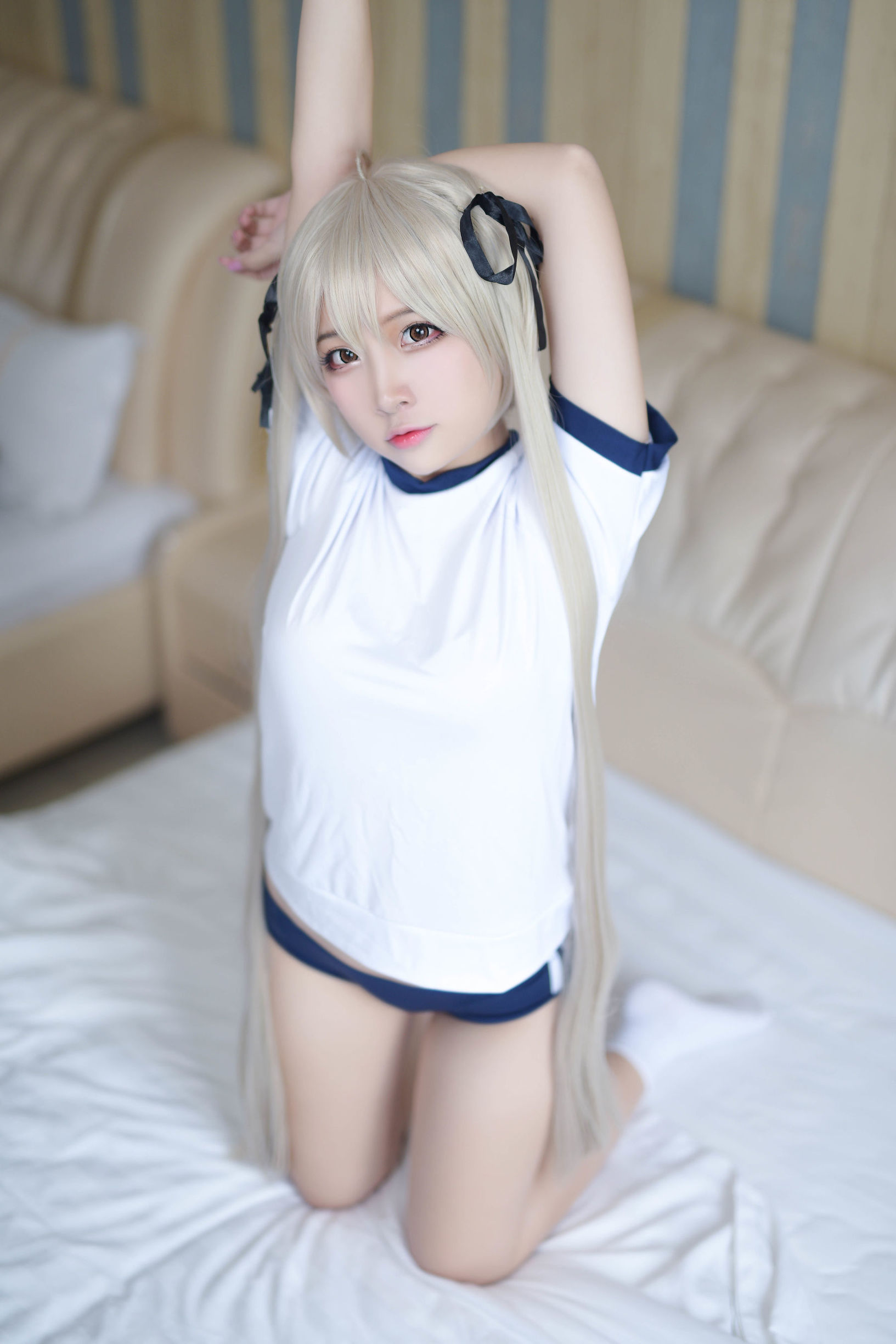 คอสเพลย์ ภาพถ่าย] Coser ที่ได้รับความนิยม สองซา Nisa - คุนเมย ชุดกีฬา