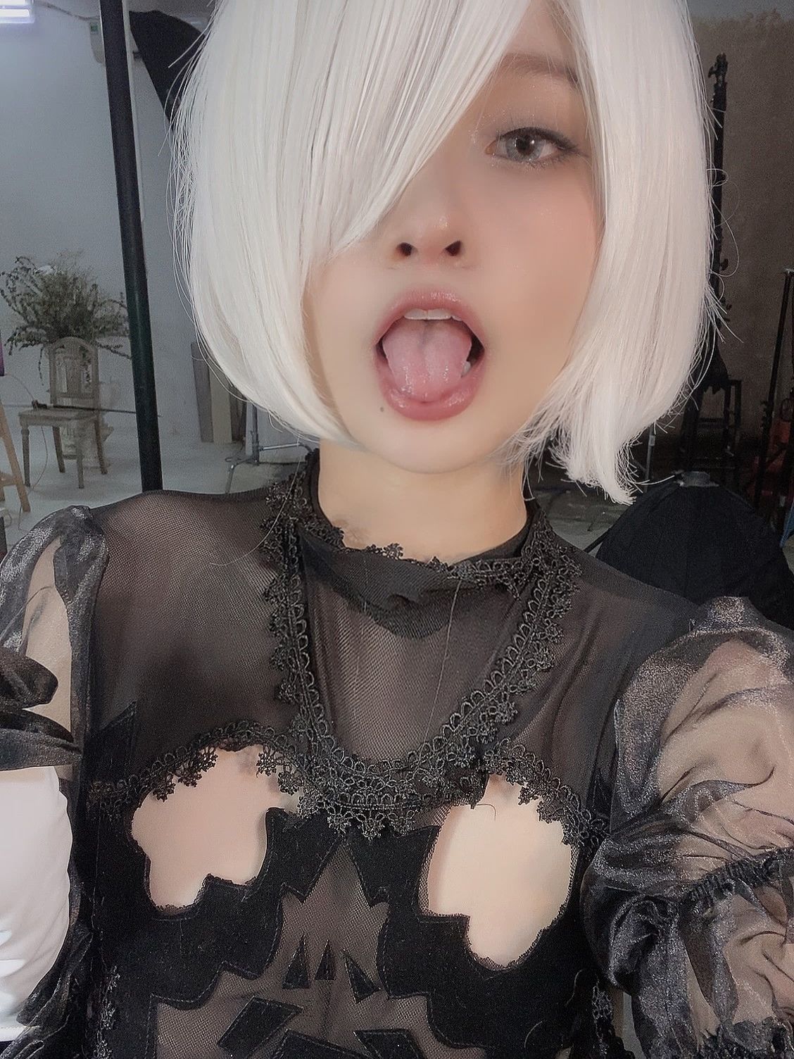 [Cosplay写真] Azami福利 - 2B Black Dress