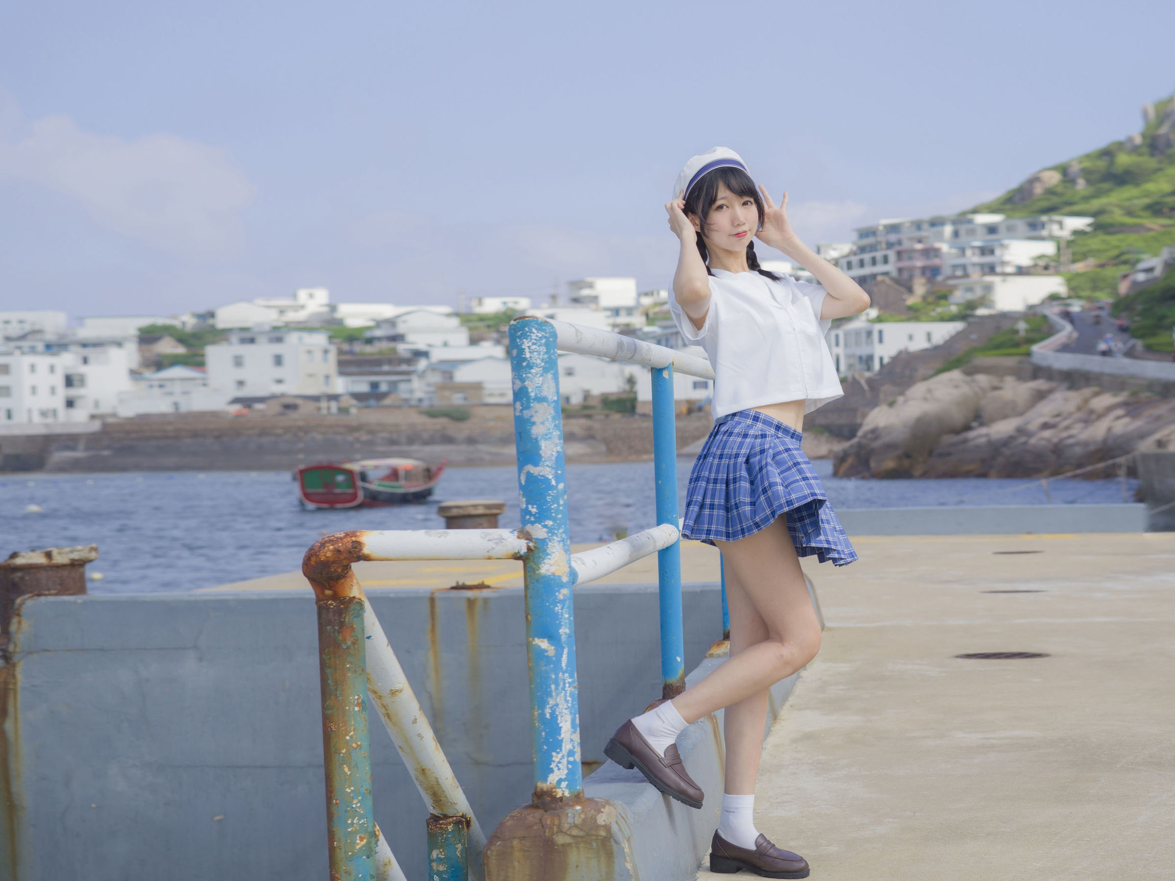 คอสเพลย์ภาพถ่าย] NAGISA魔物喵 - ลมทะเลกับสาวน้อย
