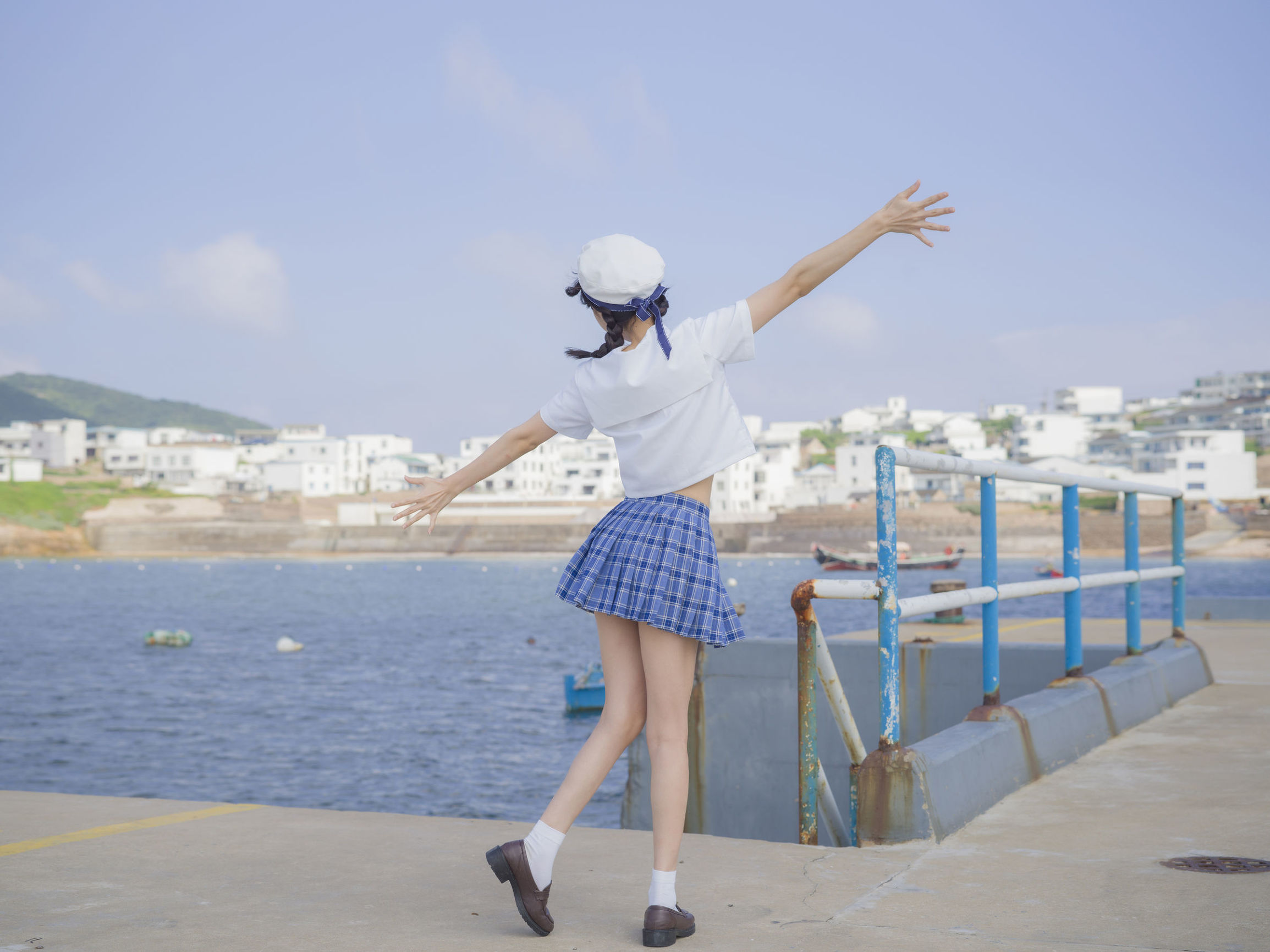 คอสเพลย์ภาพถ่าย] NAGISA魔物喵 - ลมทะเลกับสาวน้อย