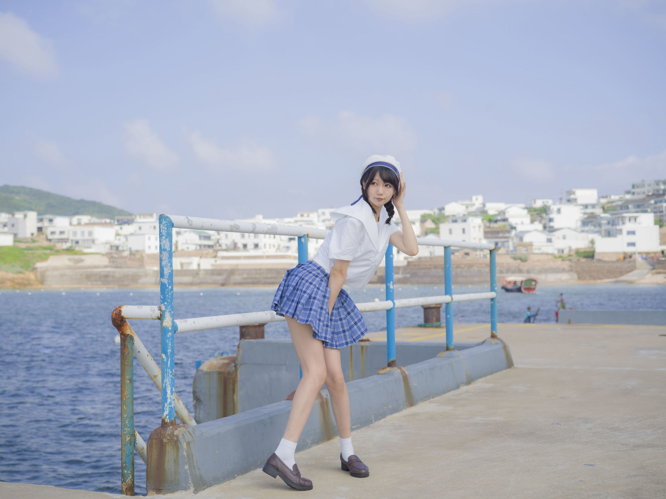 คอสเพลย์ภาพถ่าย] NAGISA魔物喵 - ลมทะเลกับสาวน้อย