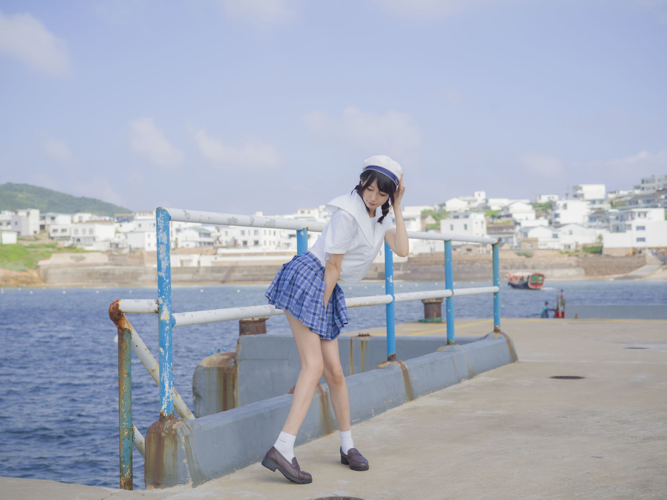 คอสเพลย์ภาพถ่าย] NAGISA魔物喵 - ลมทะเลกับสาวน้อย