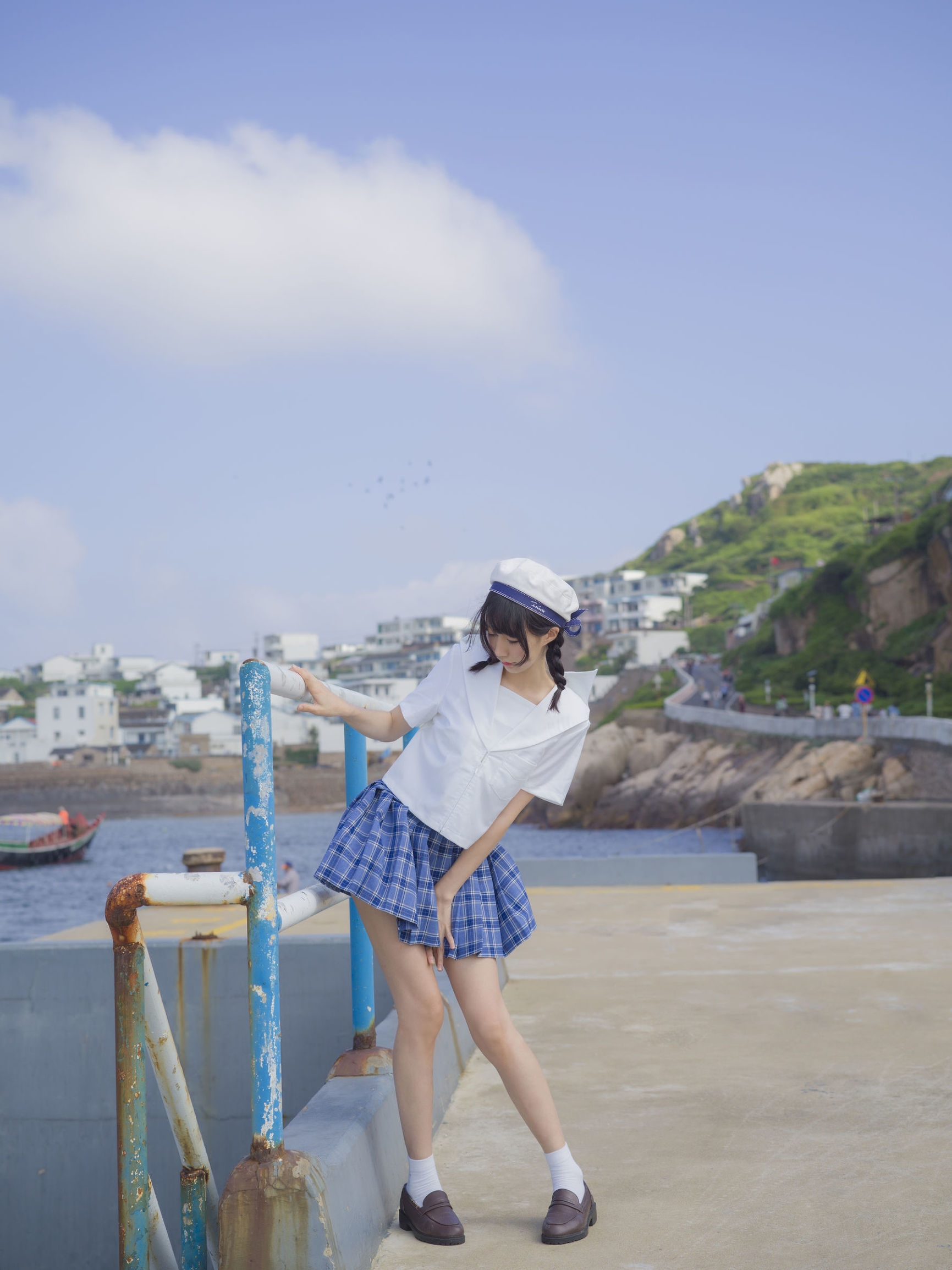 คอสเพลย์ภาพถ่าย] NAGISA魔物喵 - ลมทะเลกับสาวน้อย