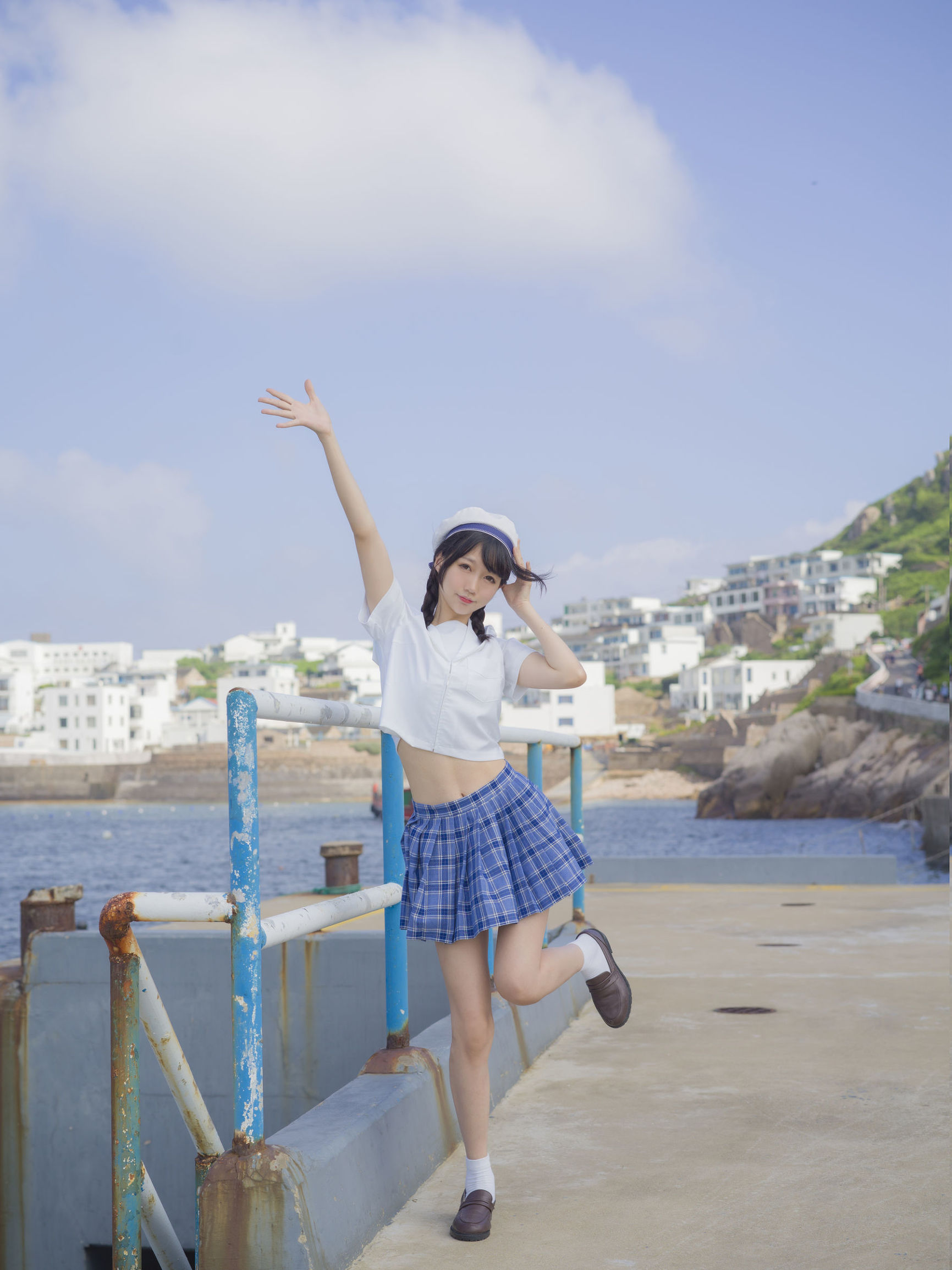 คอสเพลย์ภาพถ่าย] NAGISA魔物喵 - ลมทะเลกับสาวน้อย