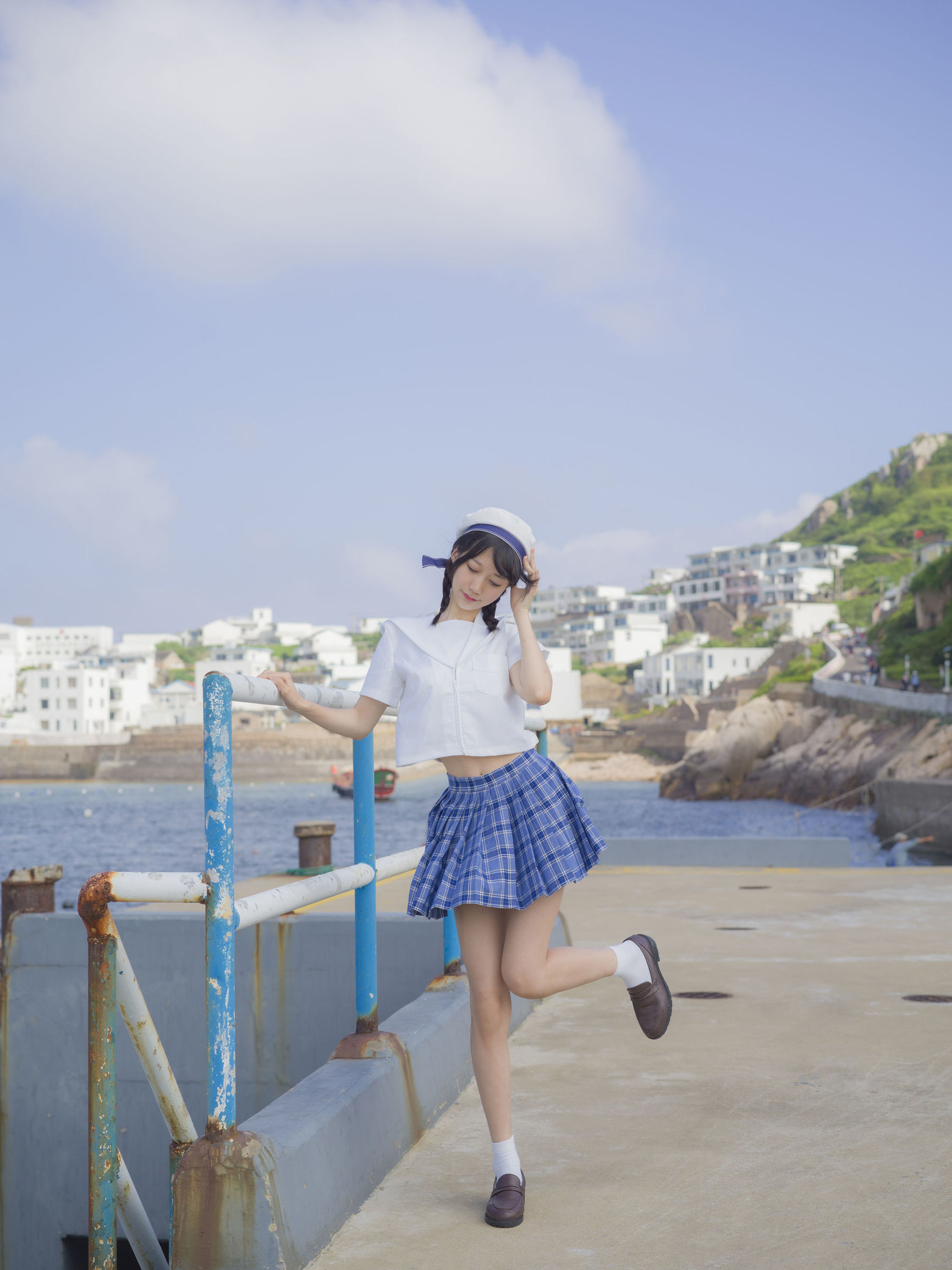 คอสเพลย์ภาพถ่าย] NAGISA魔物喵 - ลมทะเลกับสาวน้อย