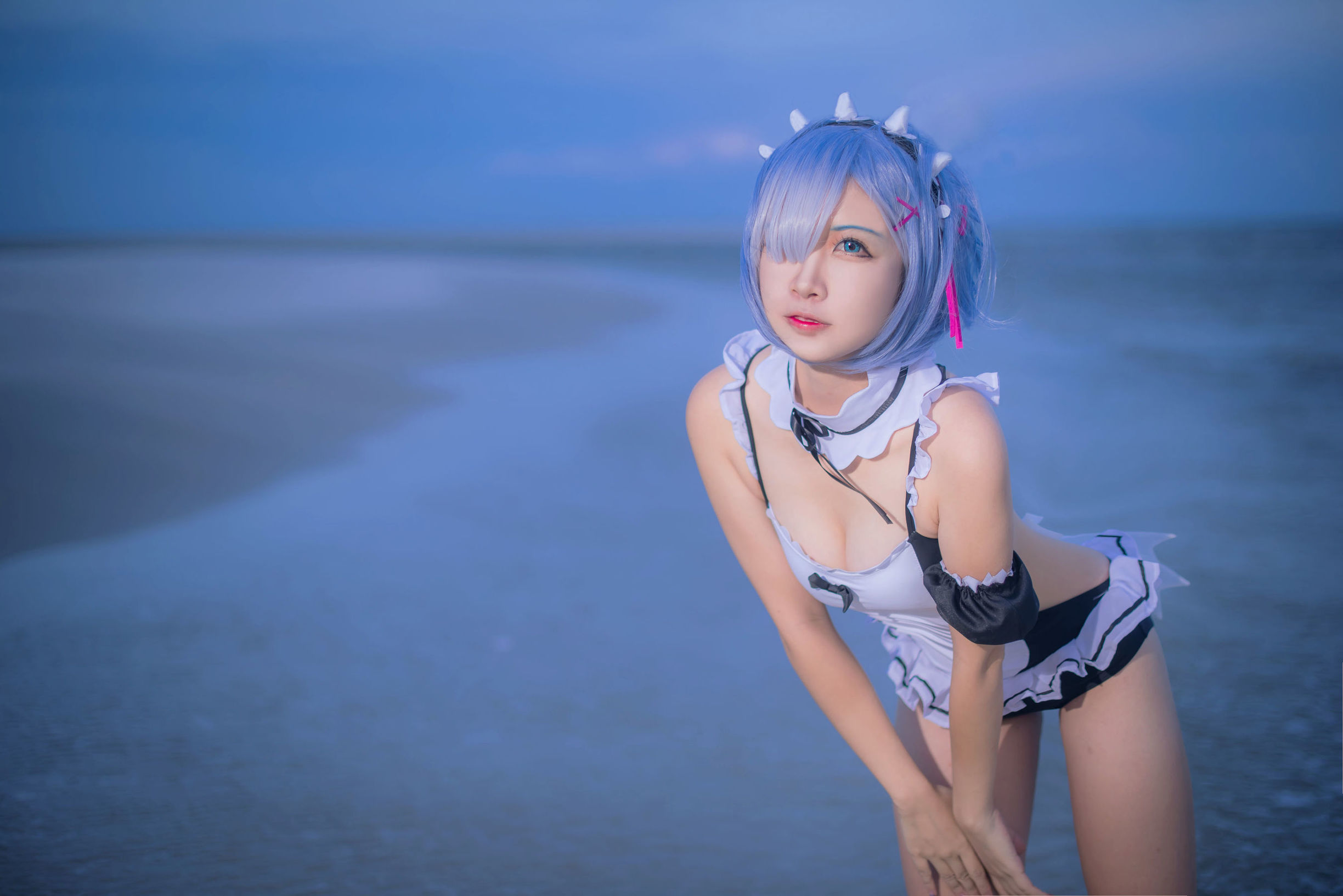 Ảnh Cosplay] Coser nổi tiếng Er Zuo Nisa - Rem áo tắm