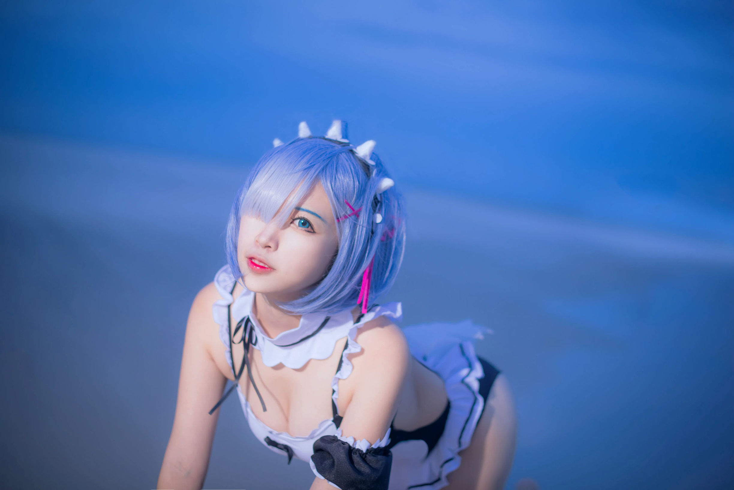 Ảnh Cosplay] Coser nổi tiếng Er Zuo Nisa - Rem áo tắm