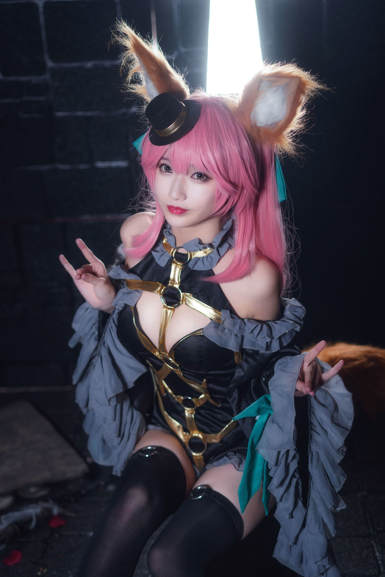 [Cosplay写真] 动漫博主铁板烧鬼舞w - 玉藻前 魔术
