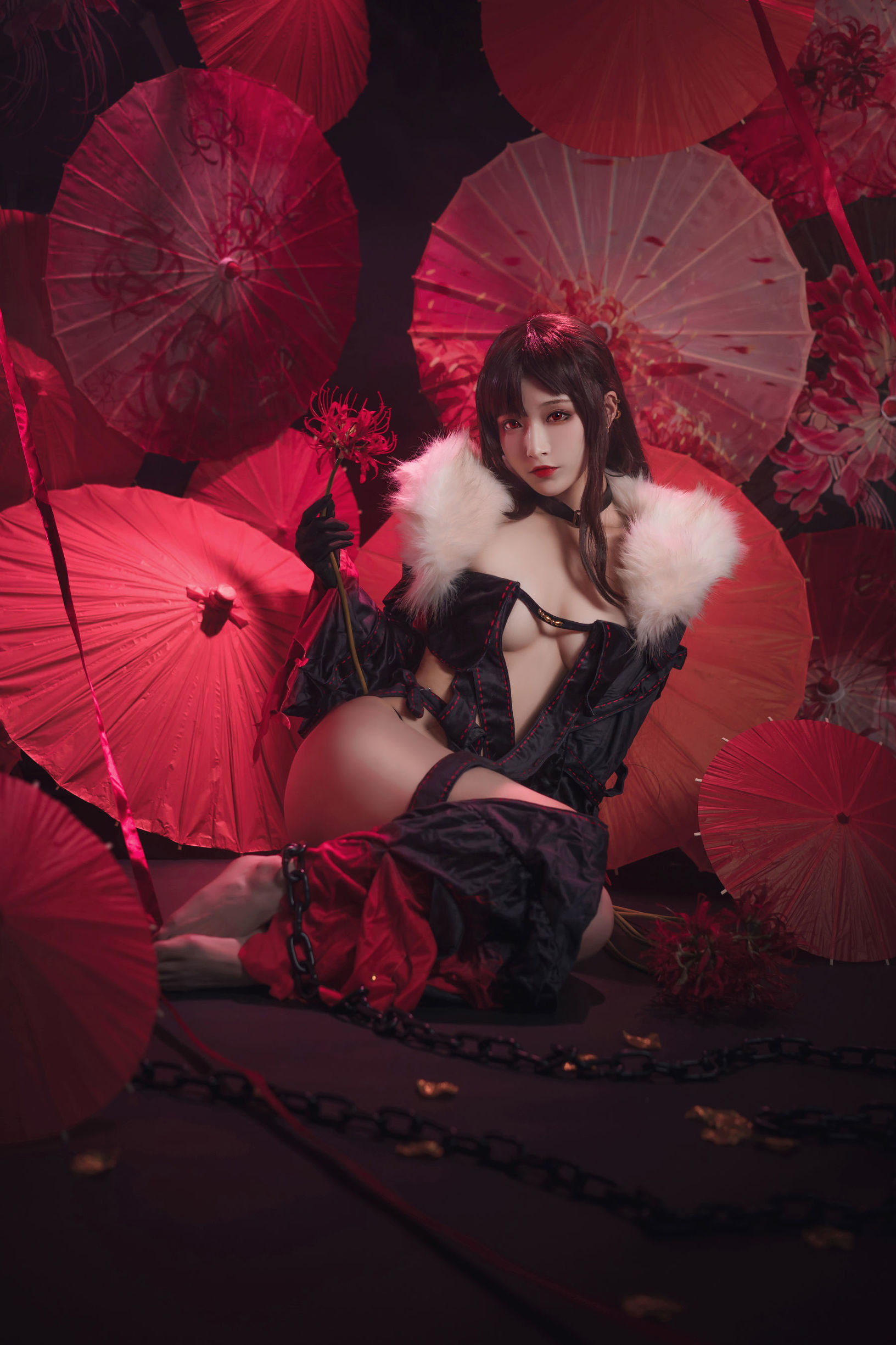 [Cosplay写真] 动漫博主铁板烧鬼舞w - 虞美人