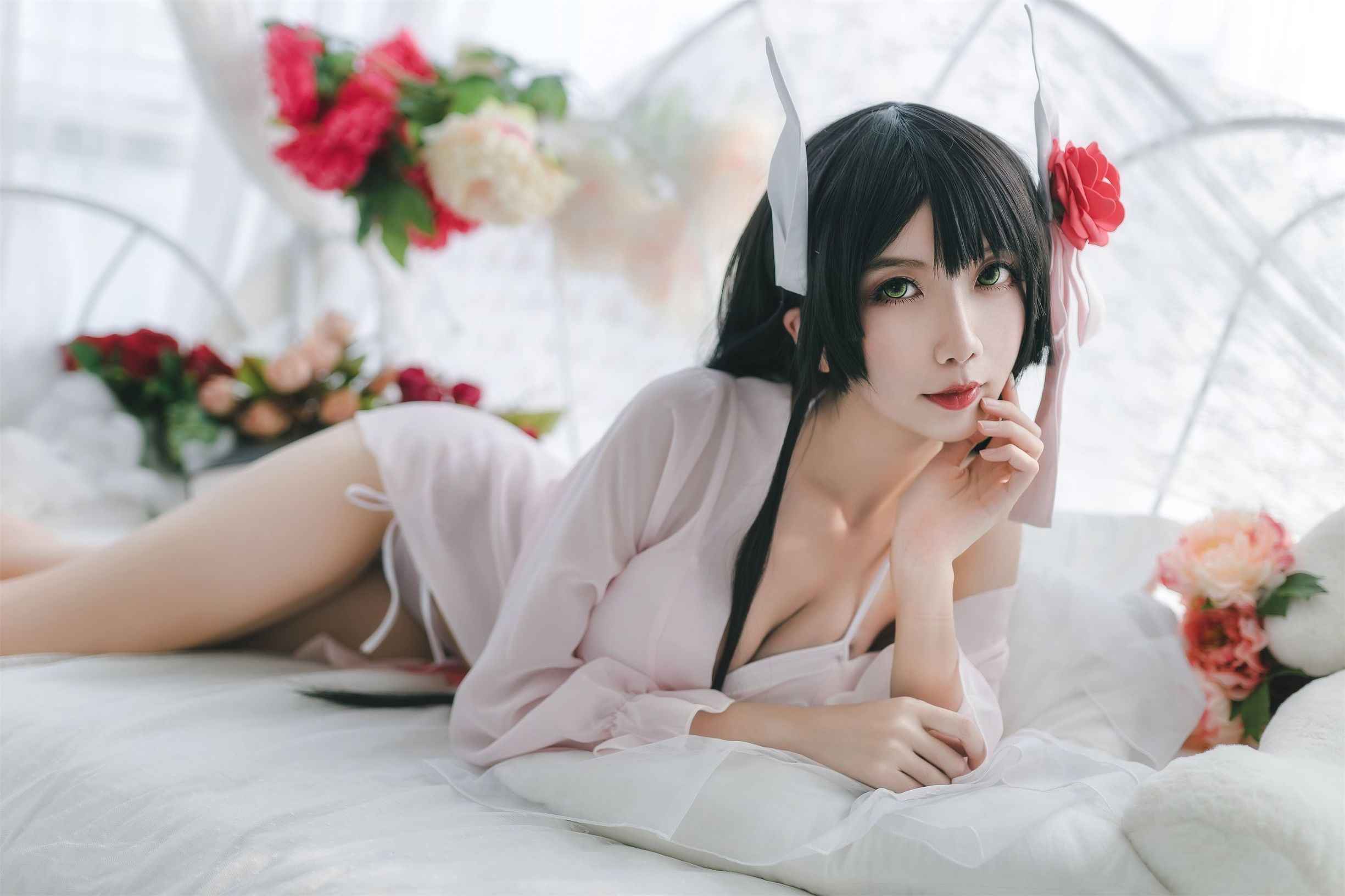 Cosplay Ảnh] Moe Nương Mê Lạc Nhân Hình QUQ - Sturgeon (Hiei) Du Hành Dưới Mặt Trăng