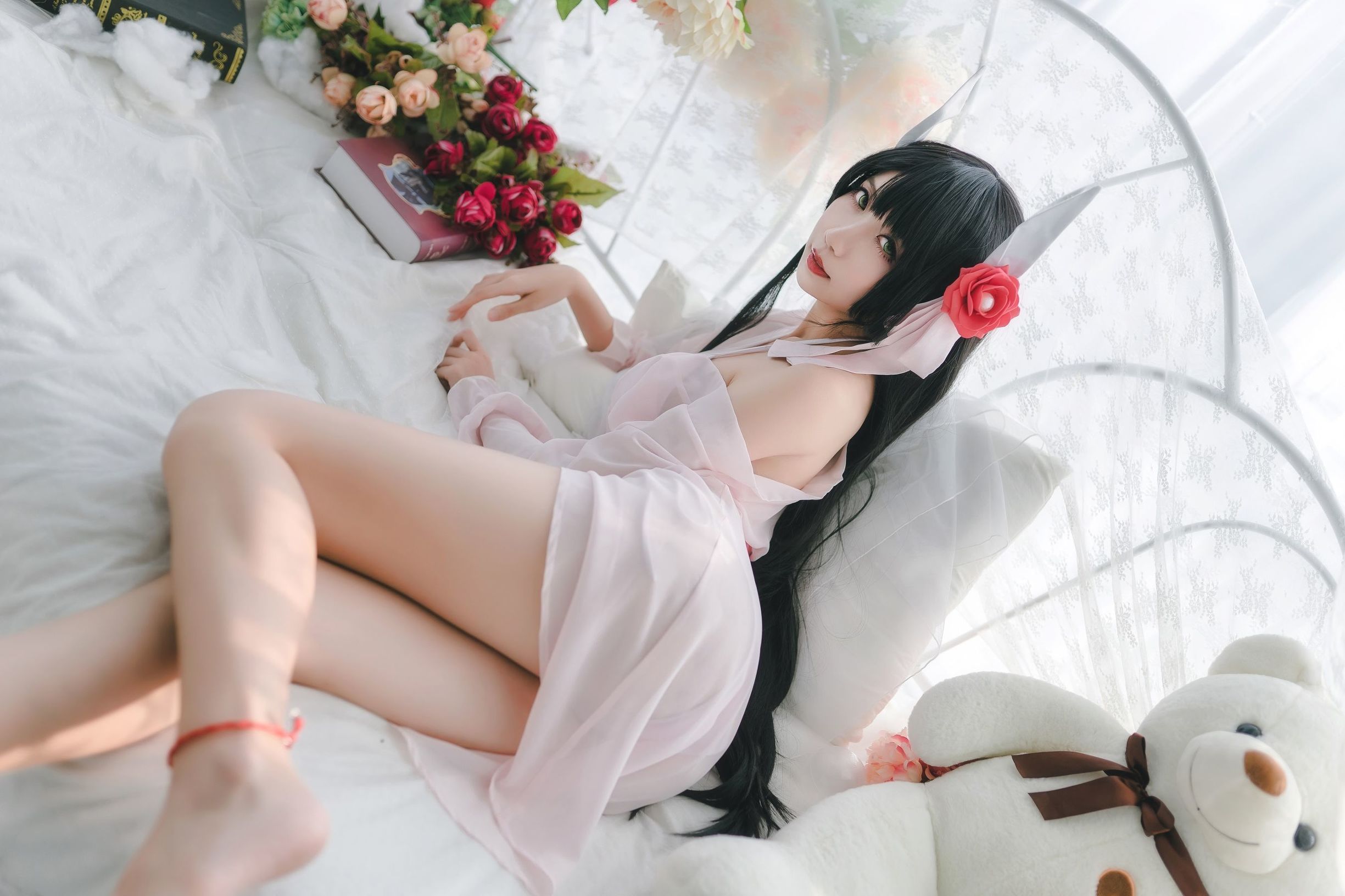 Cosplay Ảnh] Moe Nương Mê Lạc Nhân Hình QUQ - Sturgeon (Hiei) Du Hành Dưới Mặt Trăng