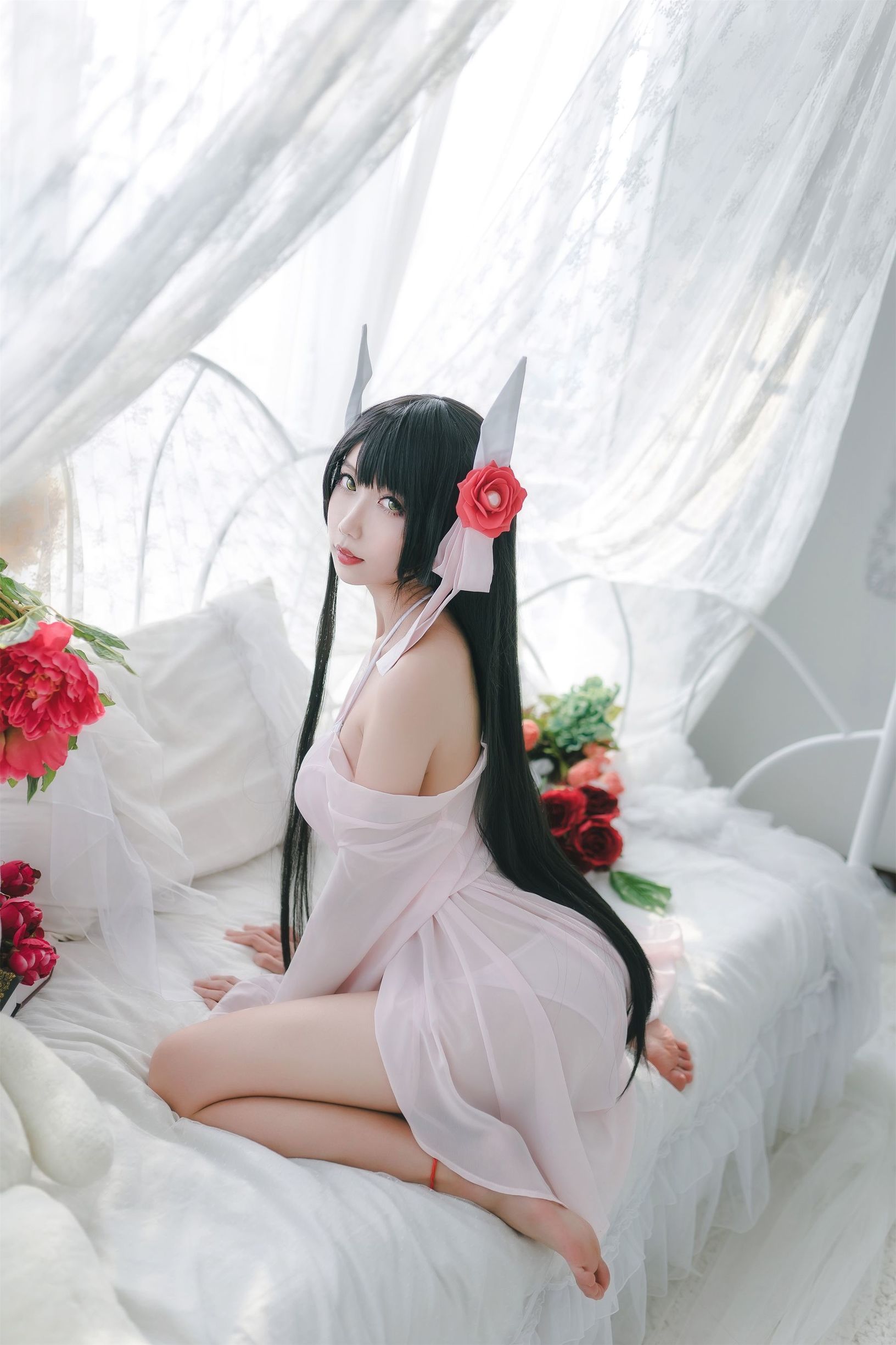Cosplay Ảnh] Moe Nương Mê Lạc Nhân Hình QUQ - Sturgeon (Hiei) Du Hành Dưới Mặt Trăng