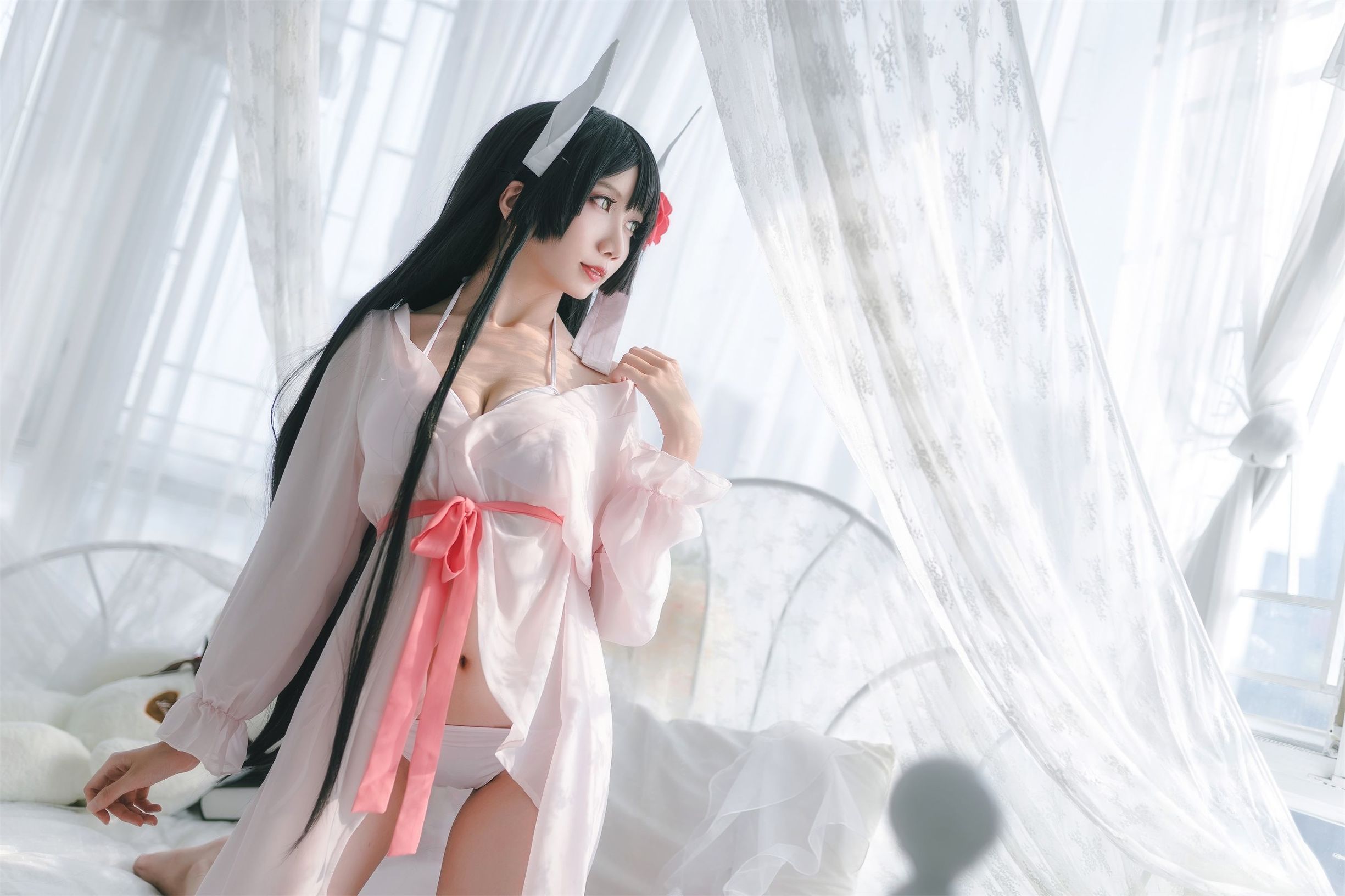 Cosplay Ảnh] Moe Nương Mê Lạc Nhân Hình QUQ - Sturgeon (Hiei) Du Hành Dưới Mặt Trăng
