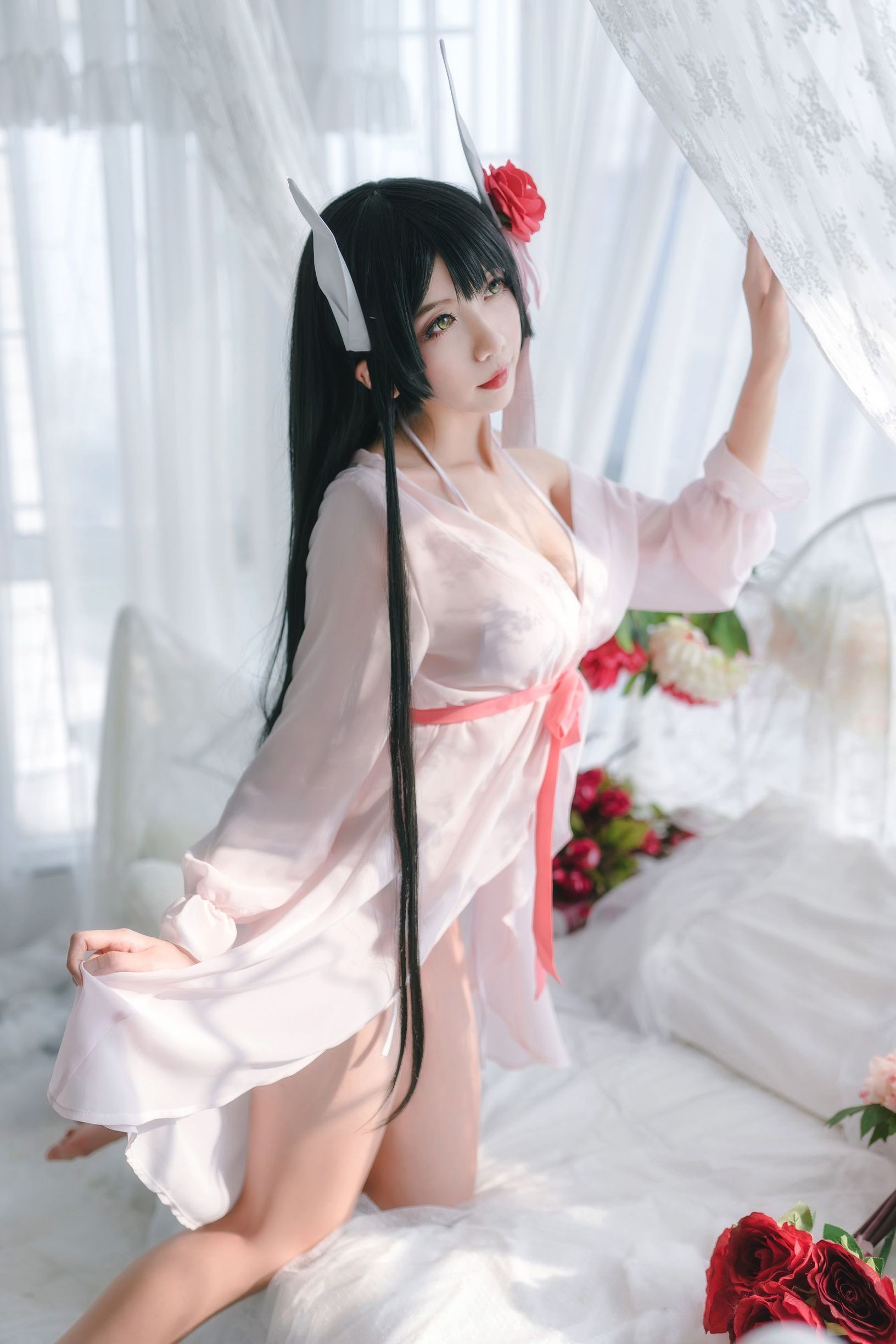 Cosplay Ảnh] Moe Nương Mê Lạc Nhân Hình QUQ - Sturgeon (Hiei) Du Hành Dưới Mặt Trăng