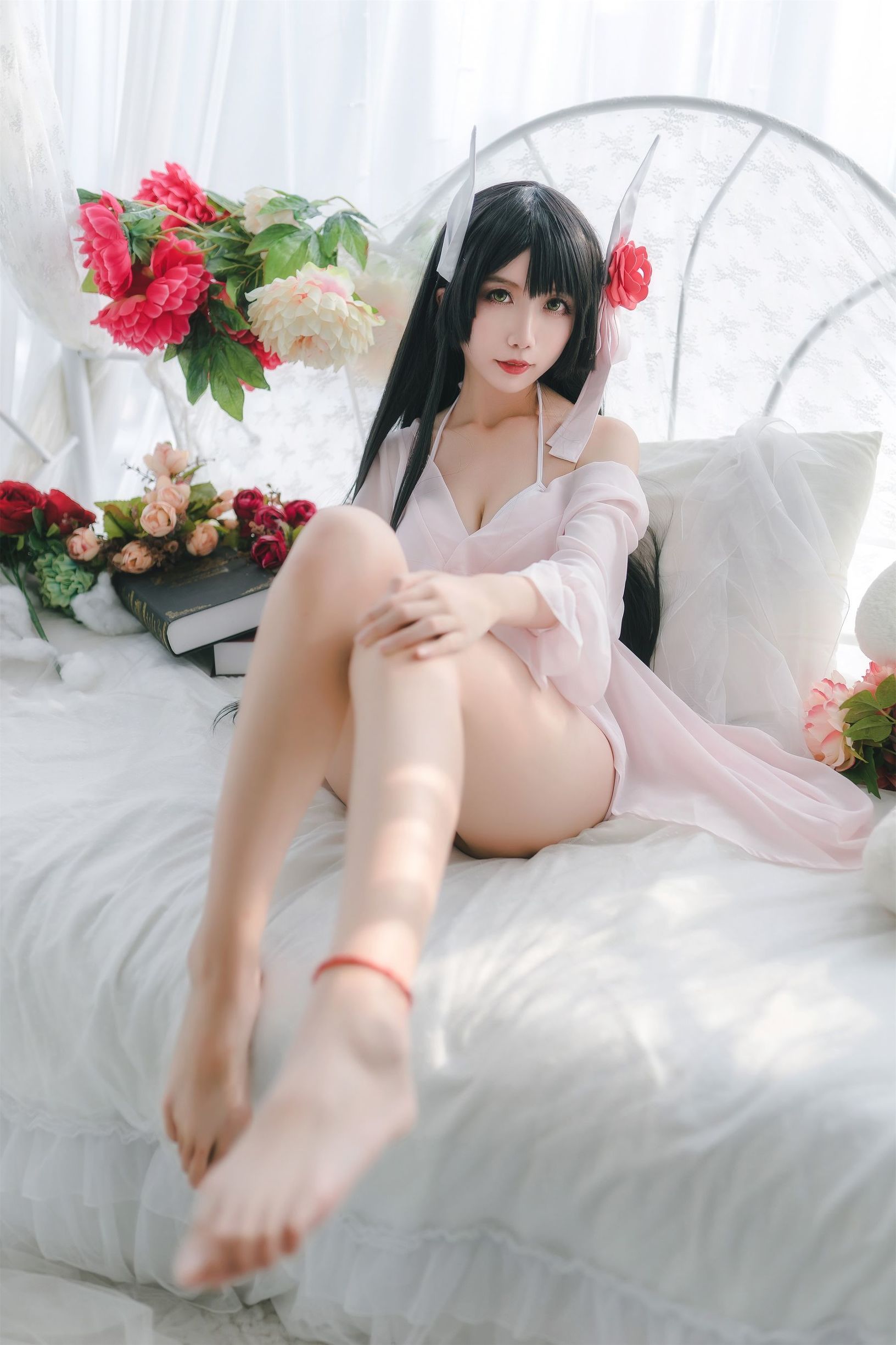 Cosplay Ảnh] Moe Nương Mê Lạc Nhân Hình QUQ - Sturgeon (Hiei) Du Hành Dưới Mặt Trăng