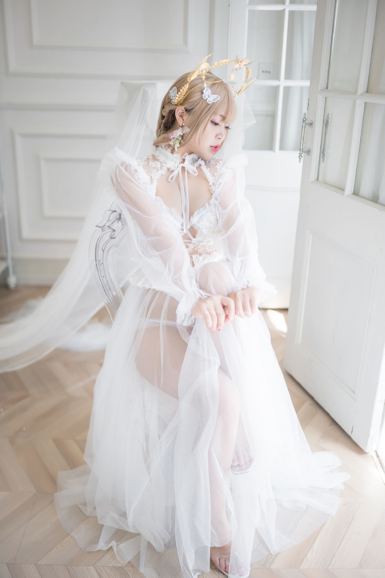 [Cosplay写真] 萌系小姐姐-白烨- - 珍珠花嫁
