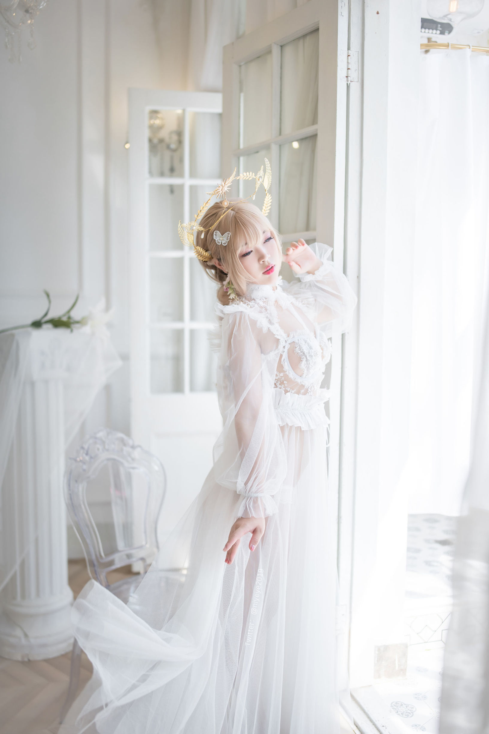 [Cosplay写真] 萌系小姐姐-白烨- - 珍珠花嫁