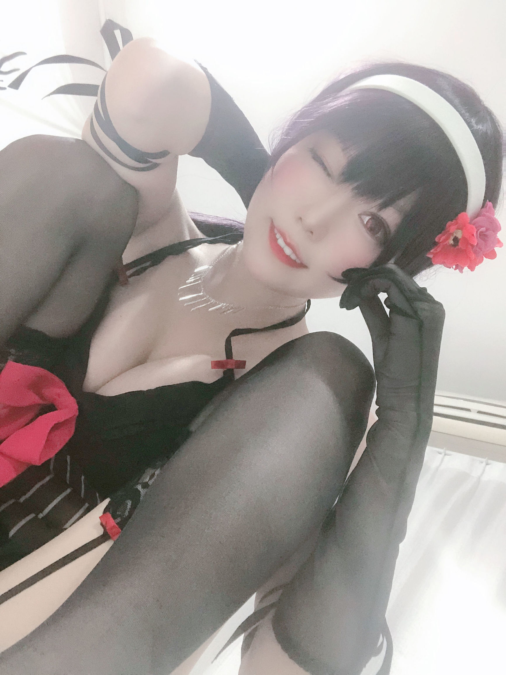 [Cosplay写真] 香草喵露露 - 诗羽学姐睡衣