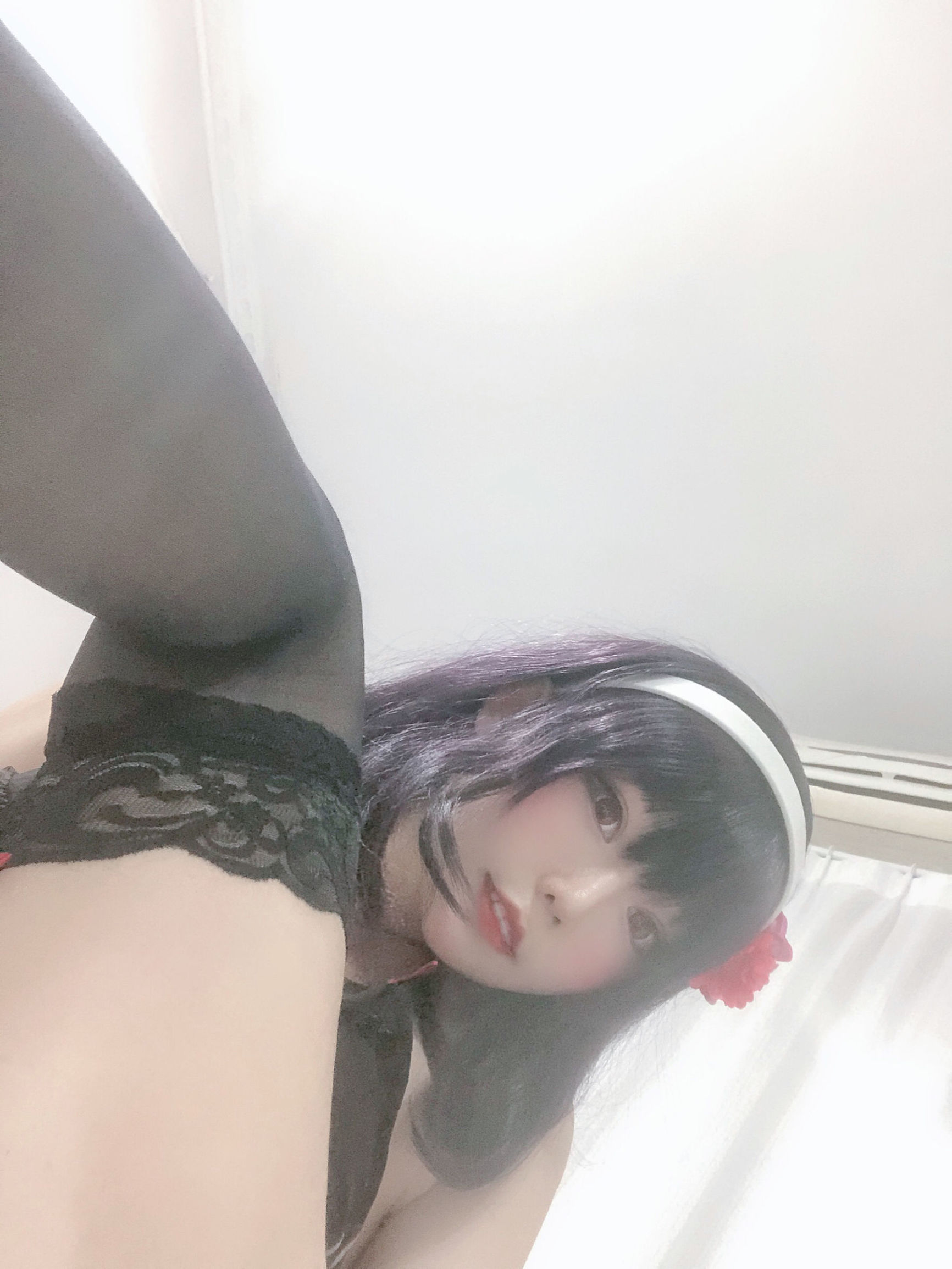 [Cosplay写真] 香草喵露露 - 诗羽学姐睡衣
