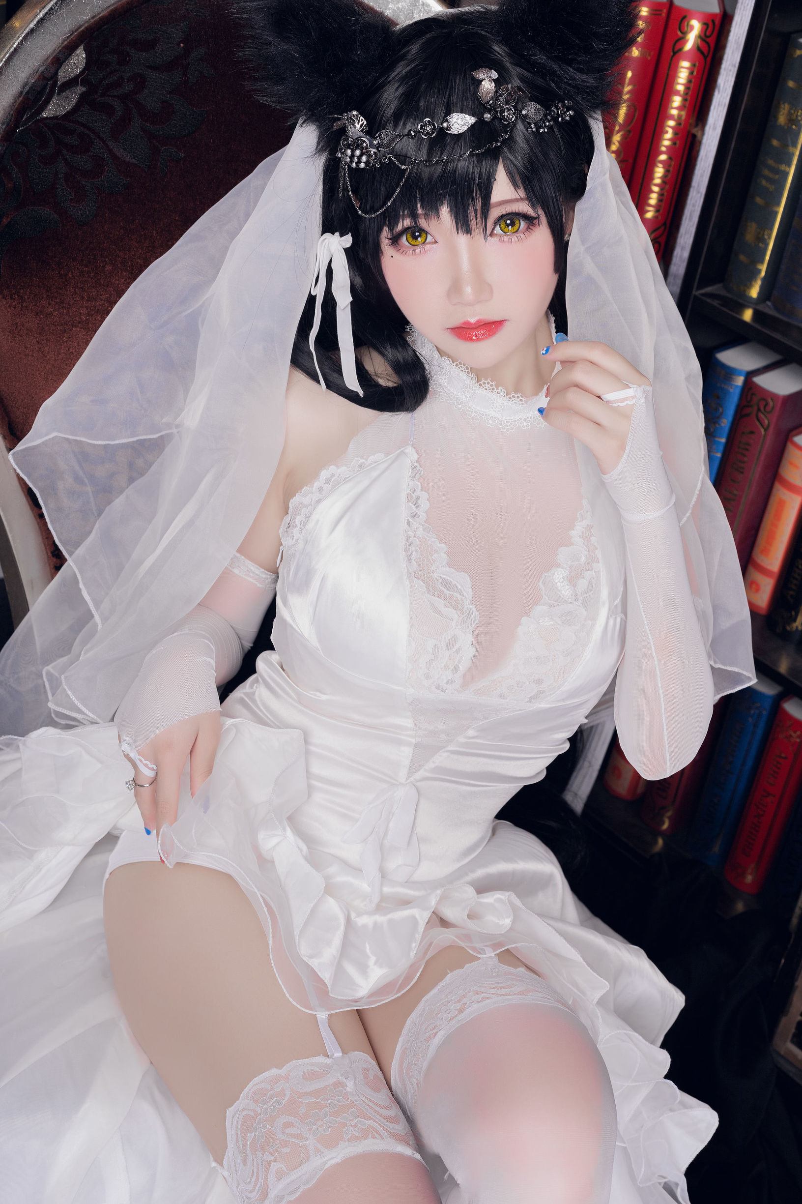 Internet Celebrity Coser] Anime Blogger Xue Qing Astra - Atago Bride