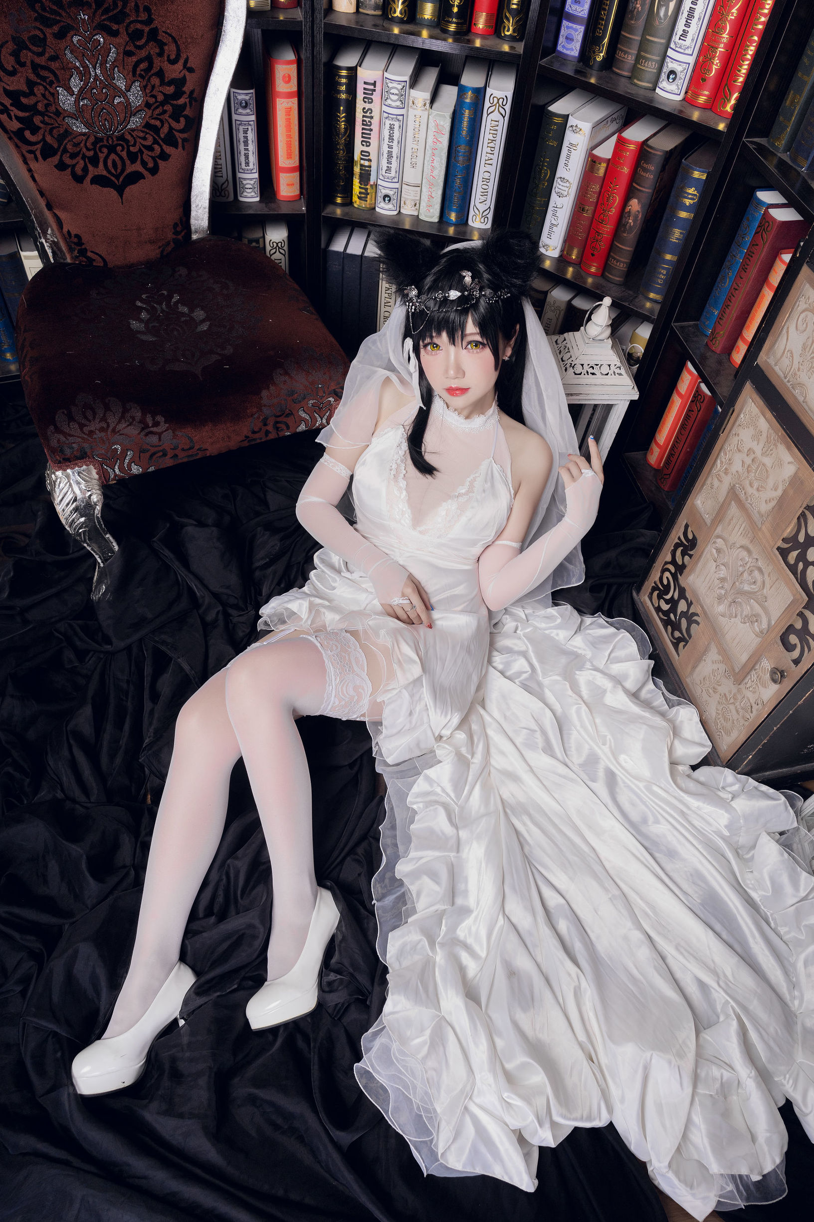 Internet Celebrity Coser] Anime Blogger Xue Qing Astra - Atago Bride