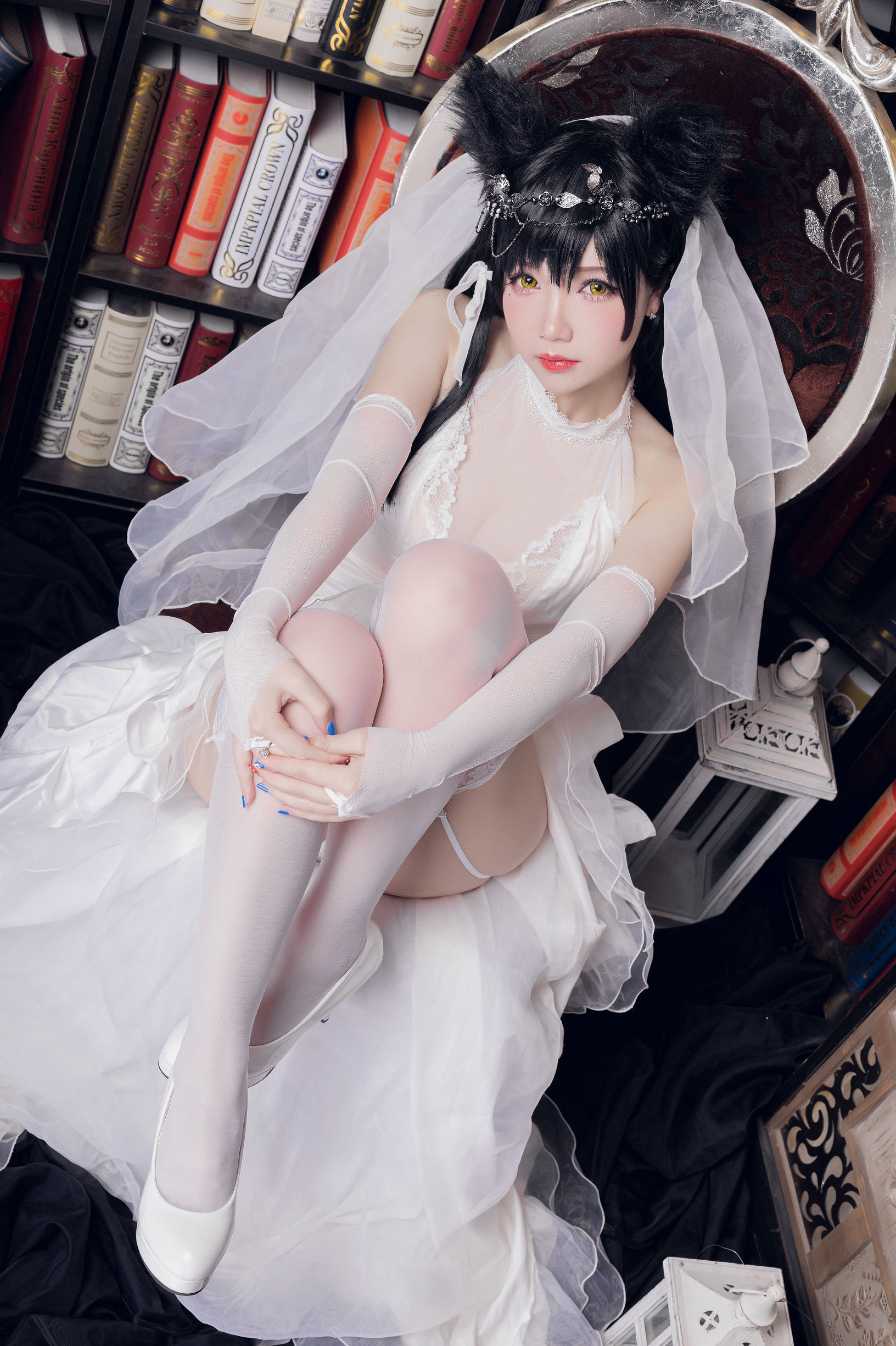 Internet Celebrity Coser] Anime Blogger Xue Qing Astra - Atago Bride