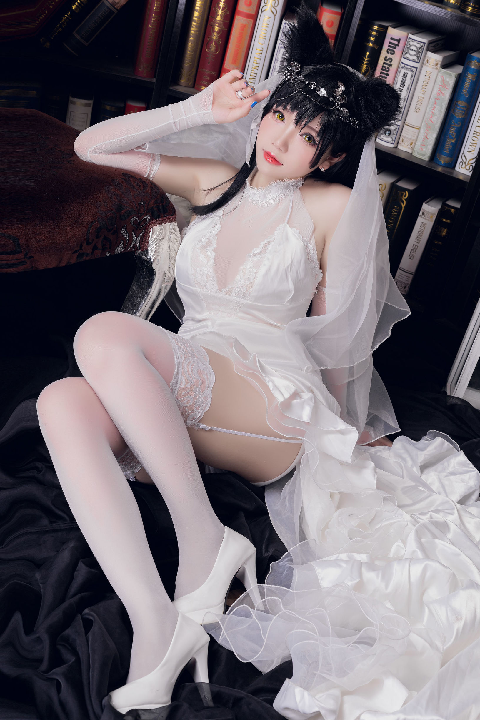 Internet Celebrity Coser] Anime Blogger Xue Qing Astra - Atago Bride