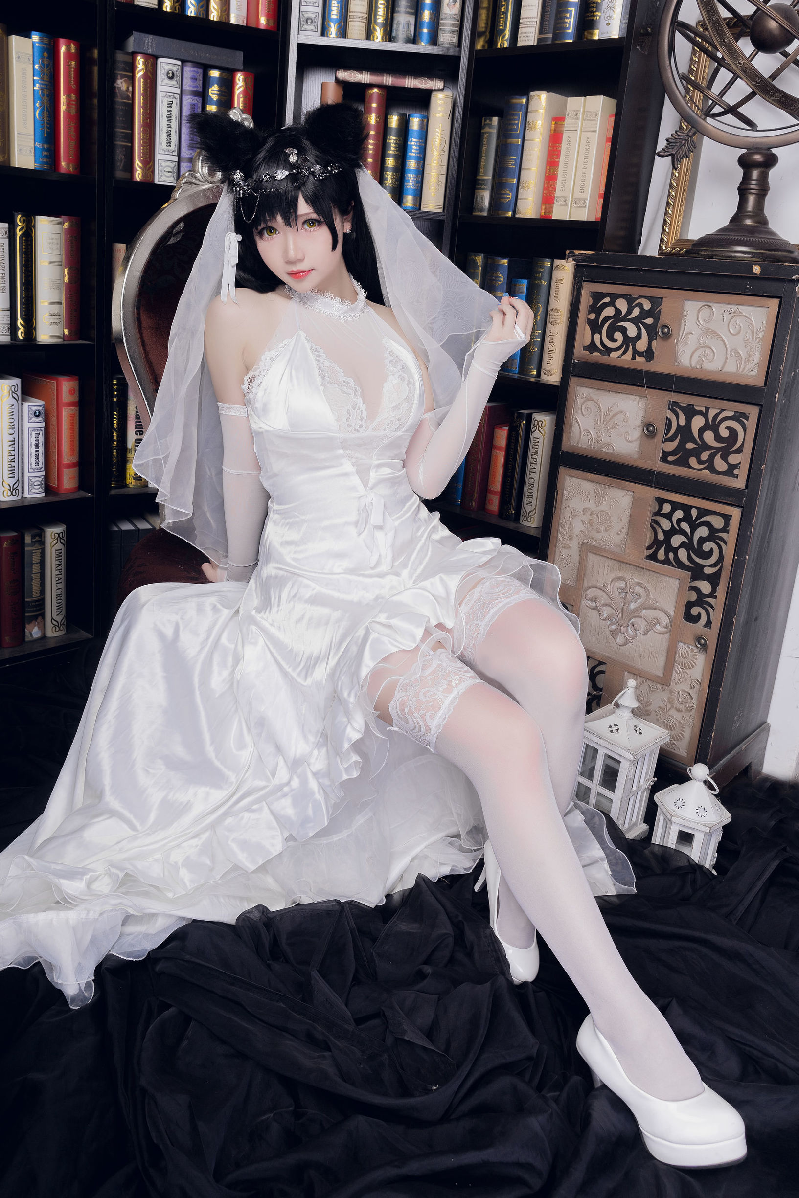 Internet Celebrity Coser] Anime Blogger Xue Qing Astra - Atago Bride