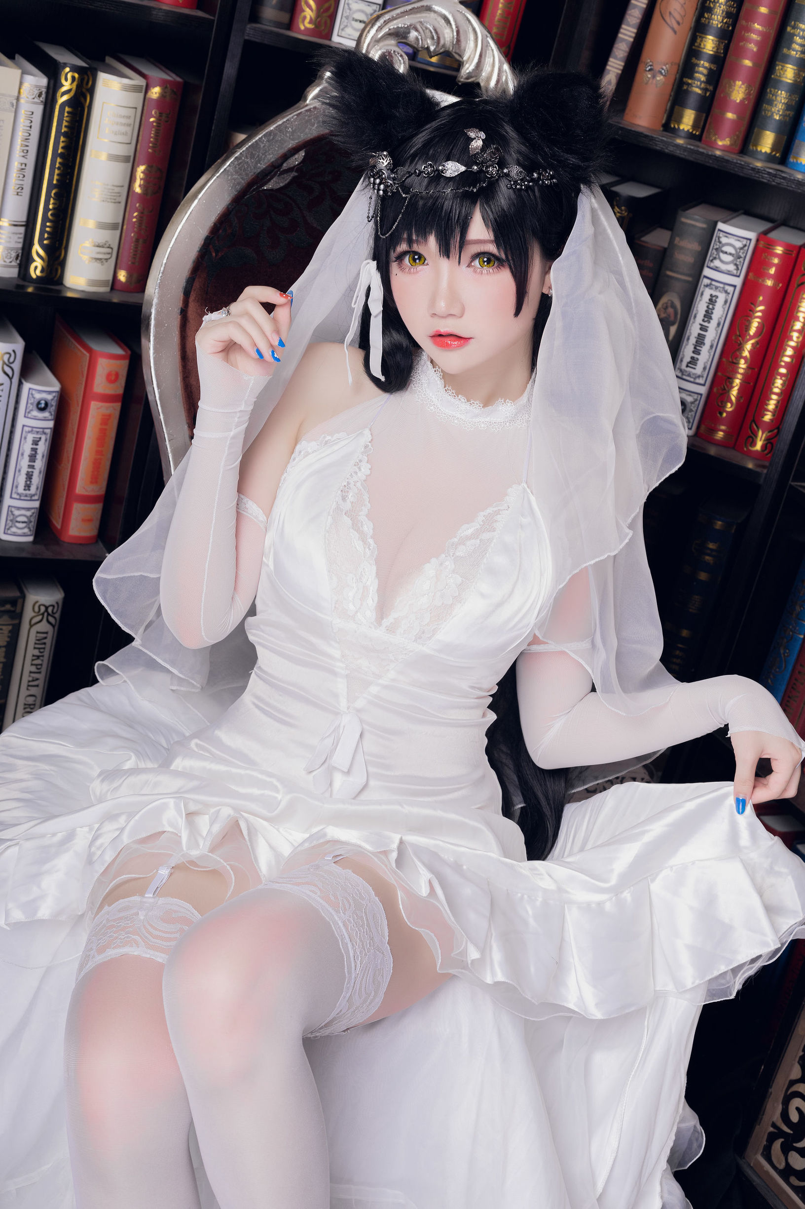 Internet Celebrity Coser] Anime Blogger Xue Qing Astra - Atago Bride