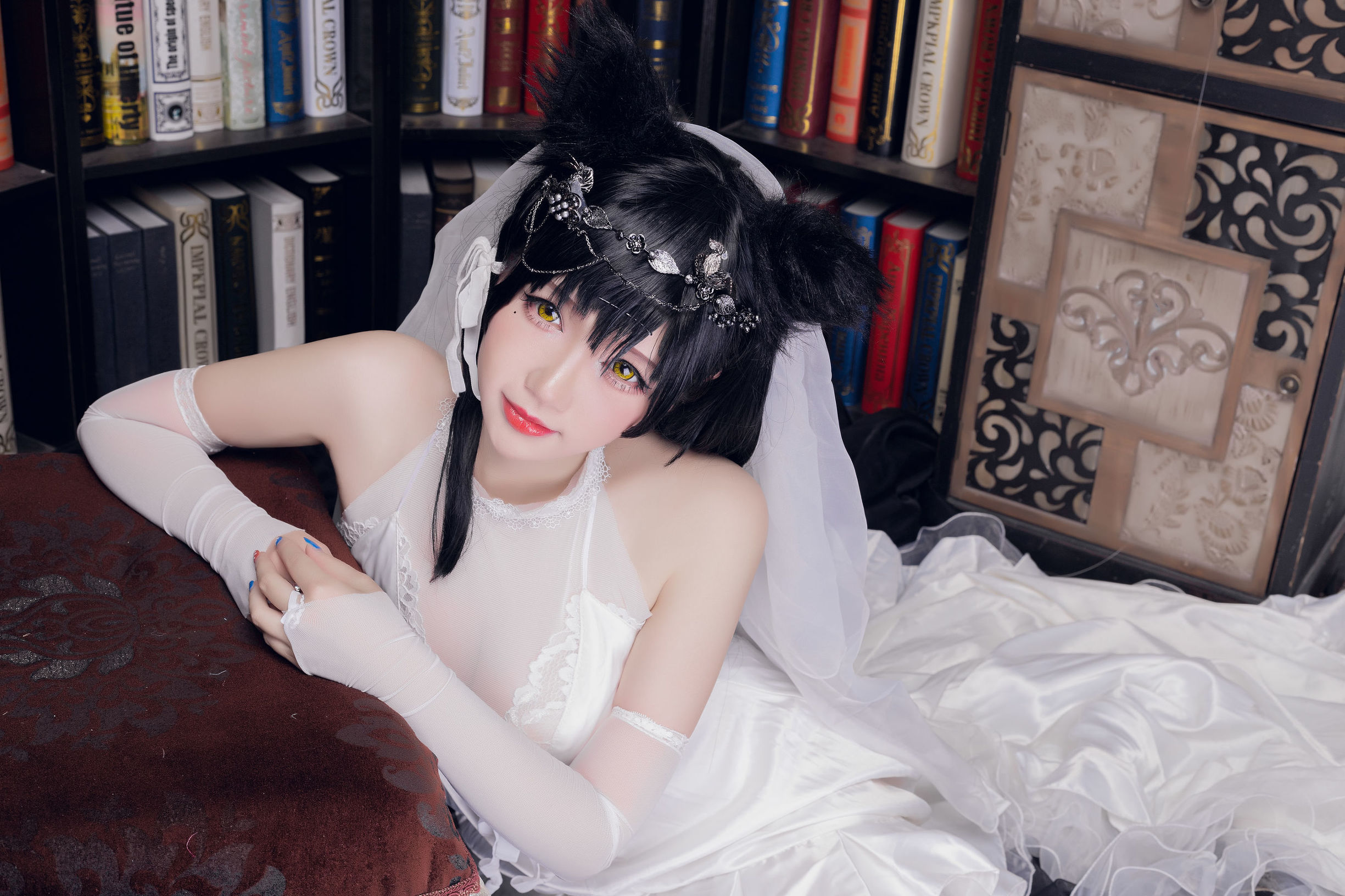 Internet Celebrity Coser] Anime Blogger Xue Qing Astra - Atago Bride