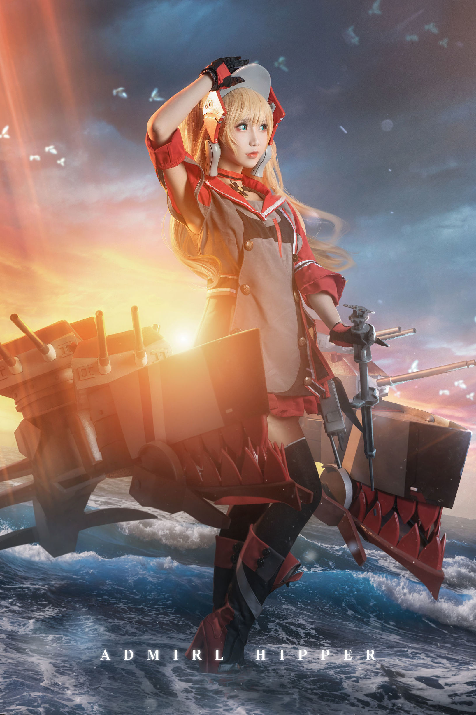 Internet Celebrity Coser] Cute Popular Coser Mianbing Xianer - Admiral Hipper