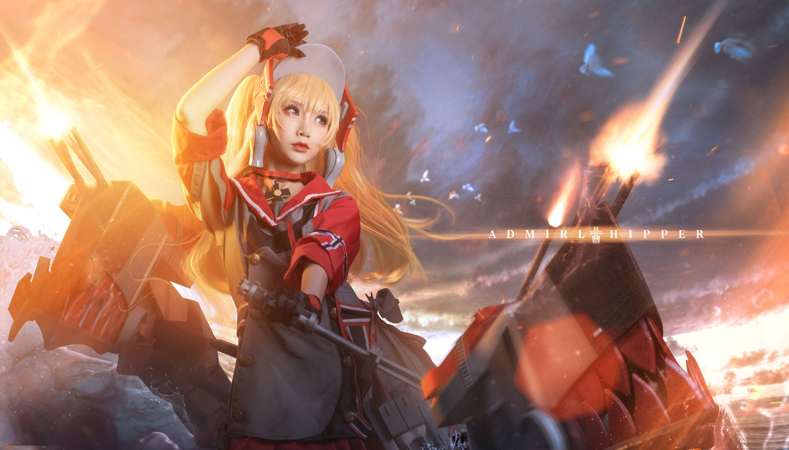 Internet Celebrity Coser] Cute Popular Coser Mianbing Xianer - Admiral Hipper