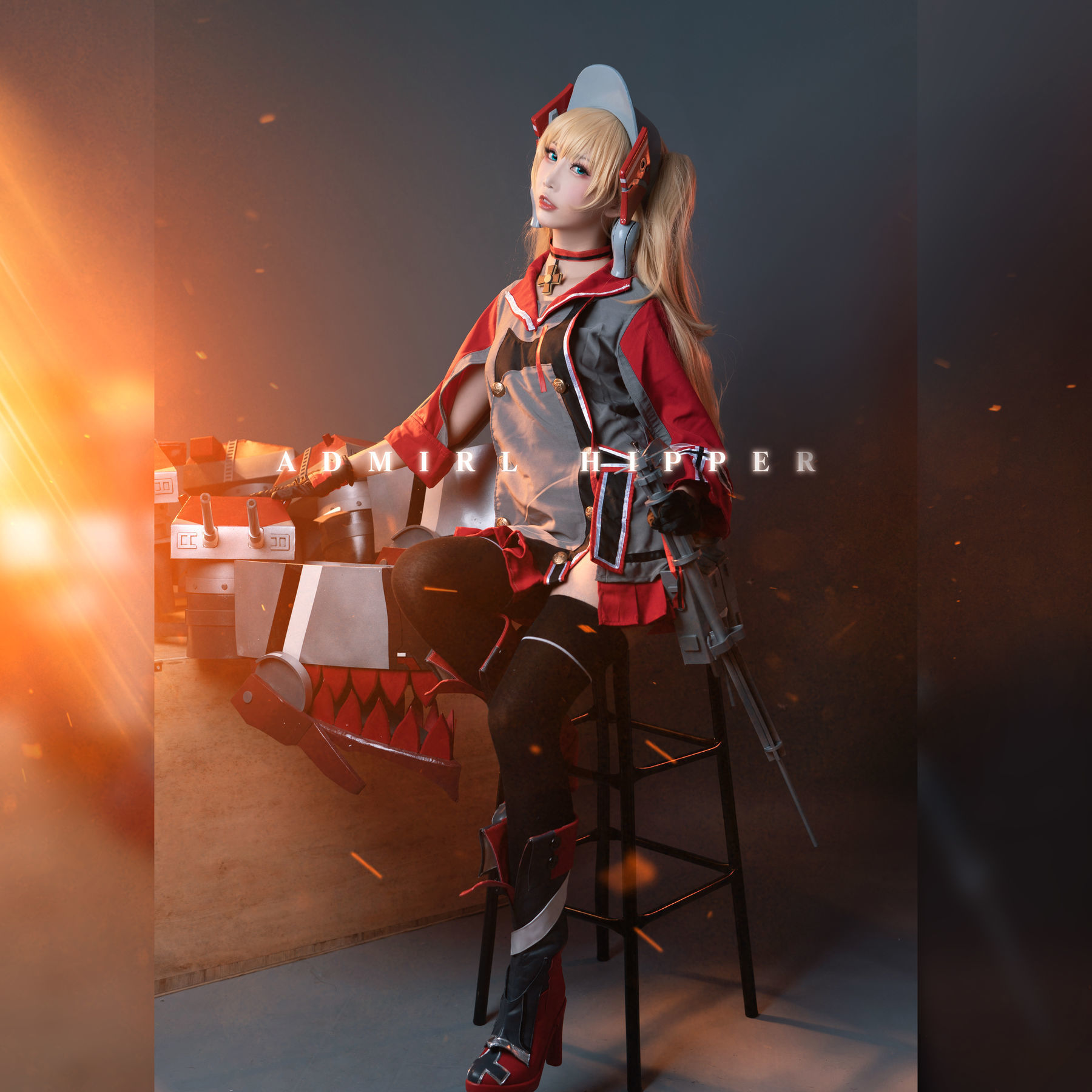 Internet Celebrity Coser] Cute Popular Coser Mianbing Xianer - Admiral Hipper