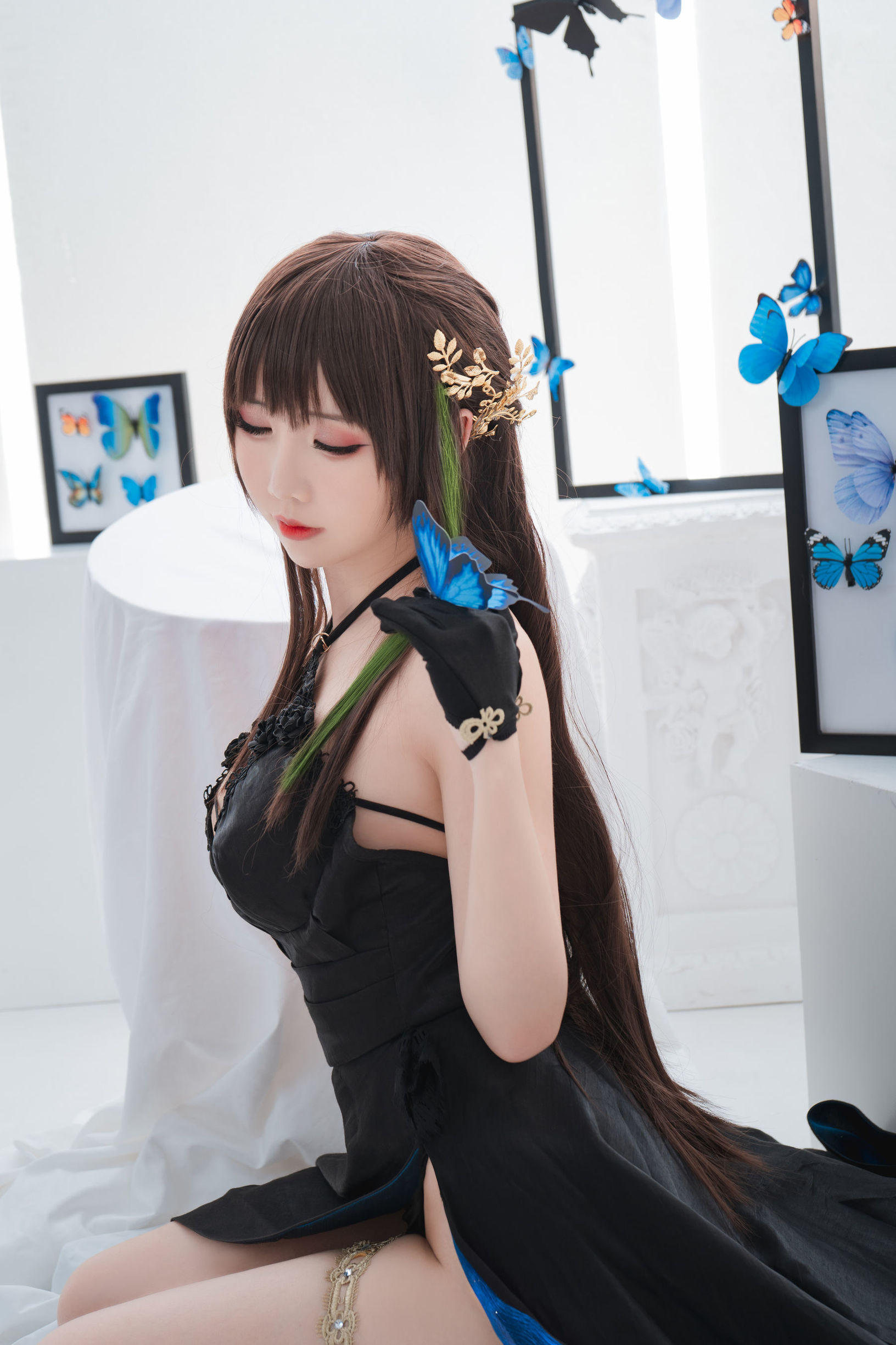 เน็ตไอดอล Coser] น่ารักยอดนิยม Coser เมี่ยนปิงเซียนเอ๋อ - M4A1