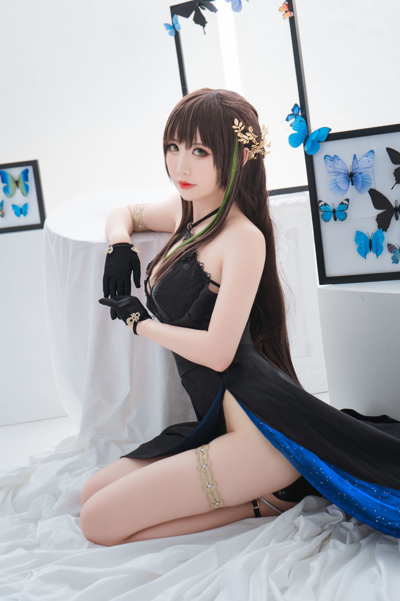 เน็ตไอดอล Coser] น่ารักยอดนิยม Coser เมี่ยนปิงเซียนเอ๋อ - M4A1