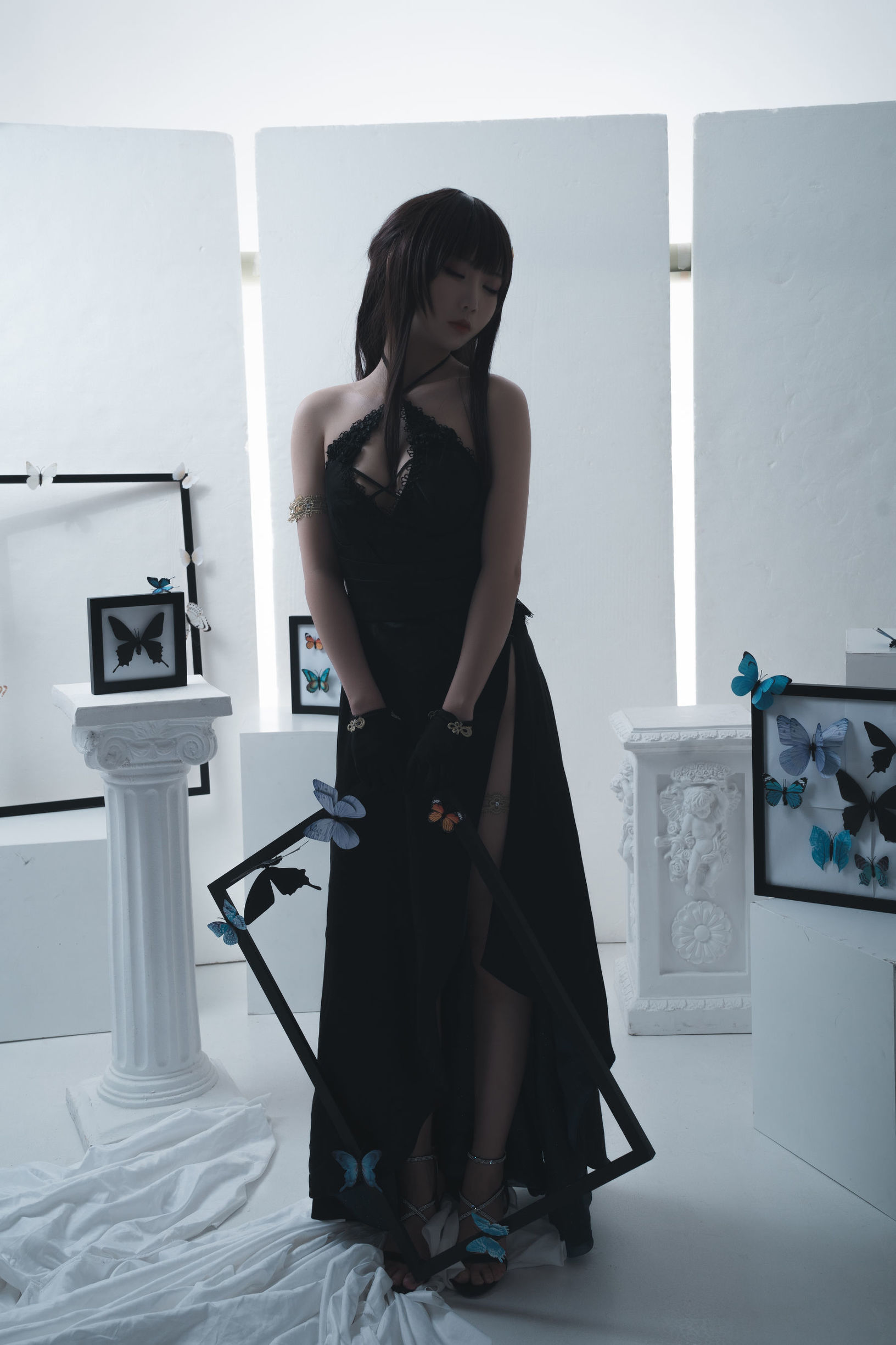 เน็ตไอดอล Coser] น่ารักยอดนิยม Coser เมี่ยนปิงเซียนเอ๋อ - M4A1