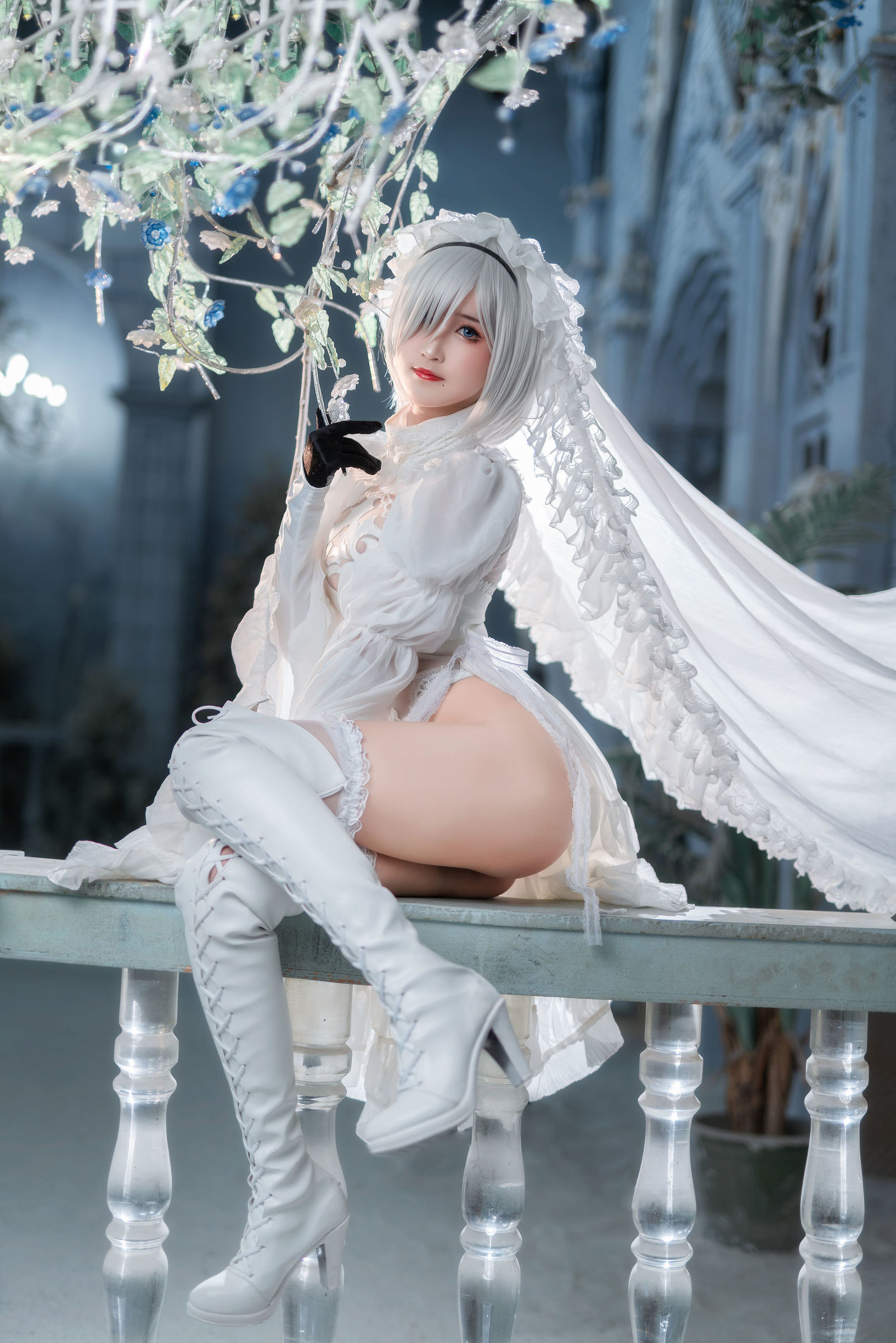 เน็ตไอดอล คอสเพลย์เยอร์] เว่ยป๋อ เมย์จือ สามดุ_69 - 2B เตี้ยนคาง