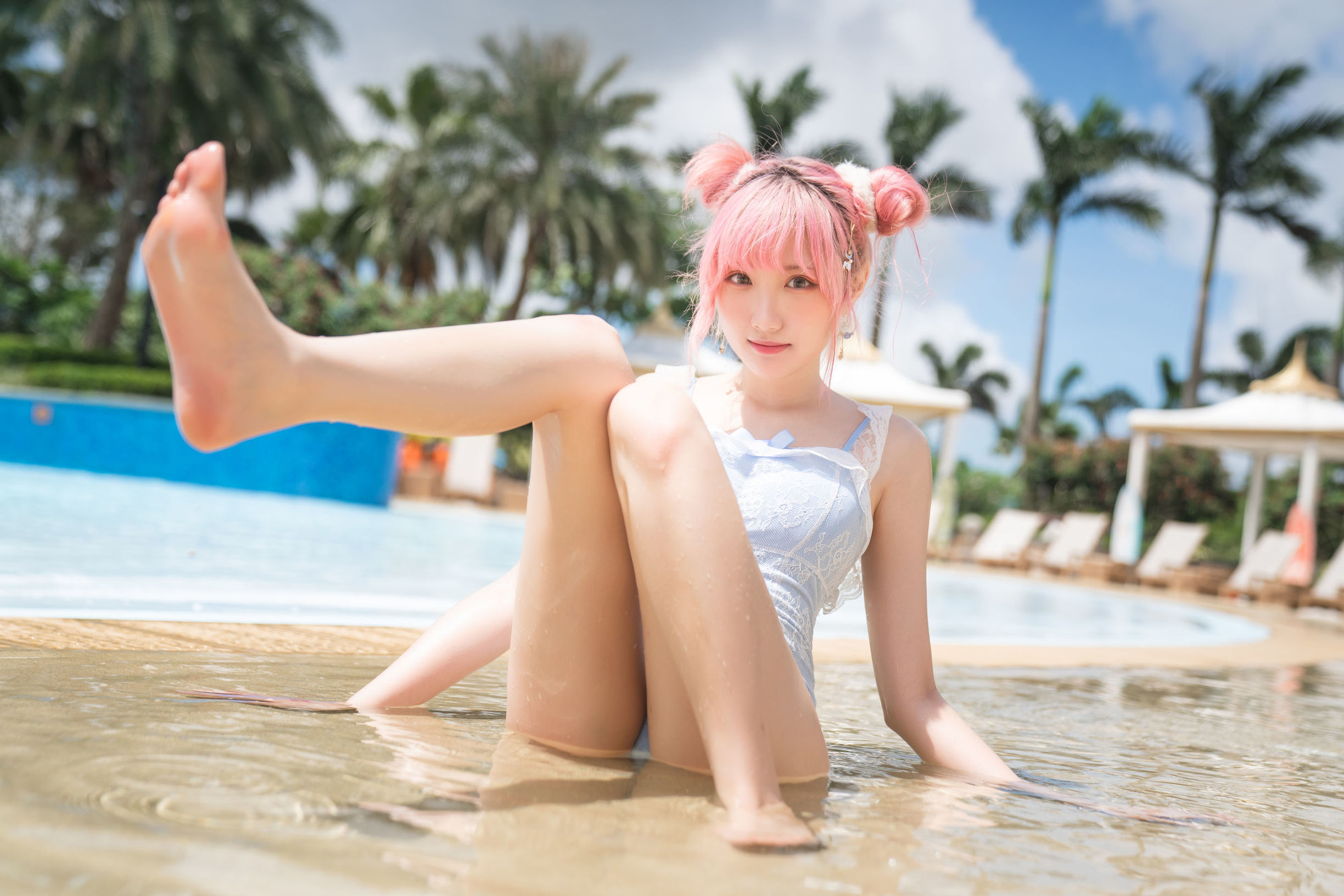 Net Red Coser] Coser Gua Xi Jiang Phúc Lợi - Áo tắm nghỉ dưỡng