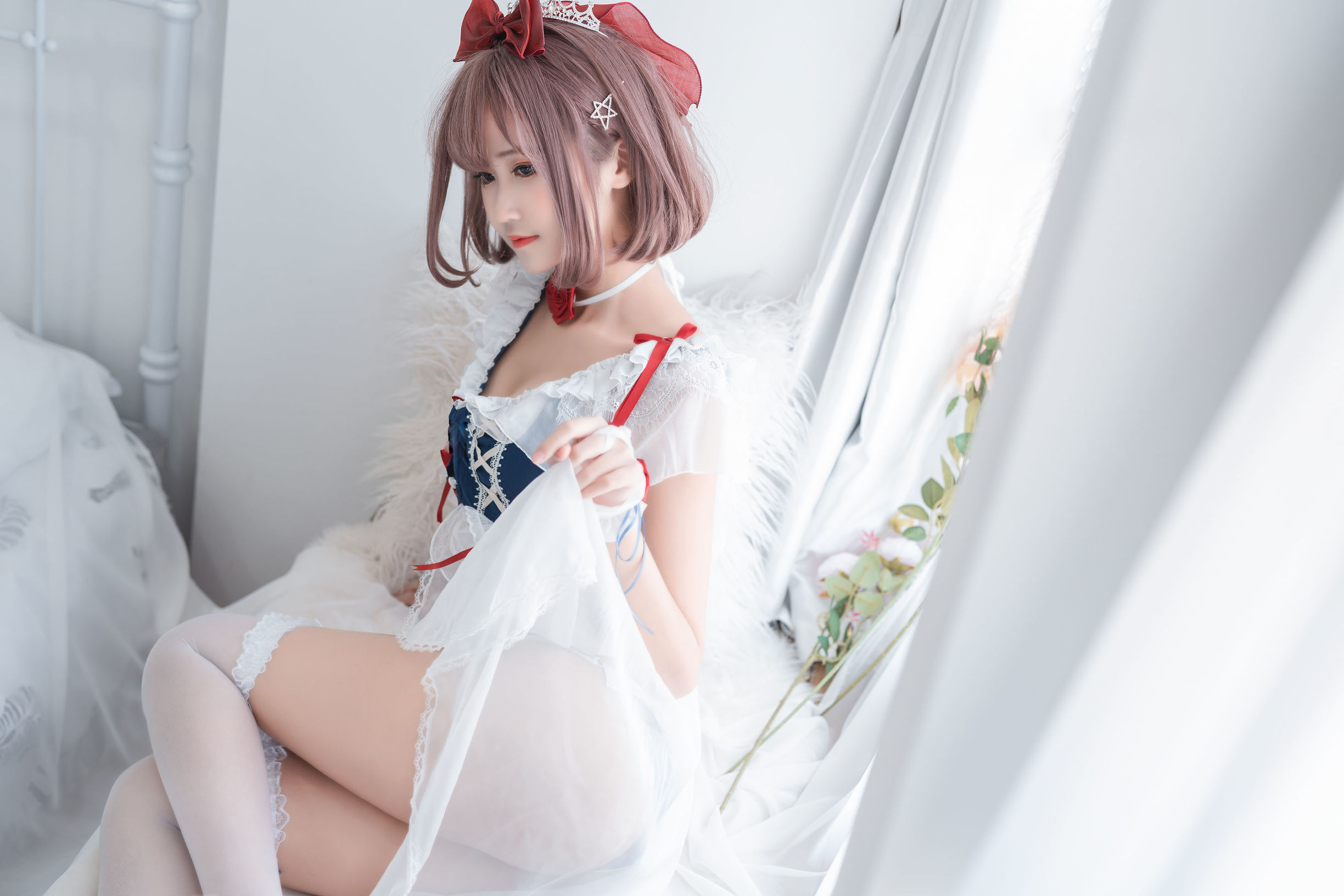 เน็ตไอดอลคอสเพลย์เยอร์] 微博妹子สามดุ_69 - ไป๋เสวี่ยจี