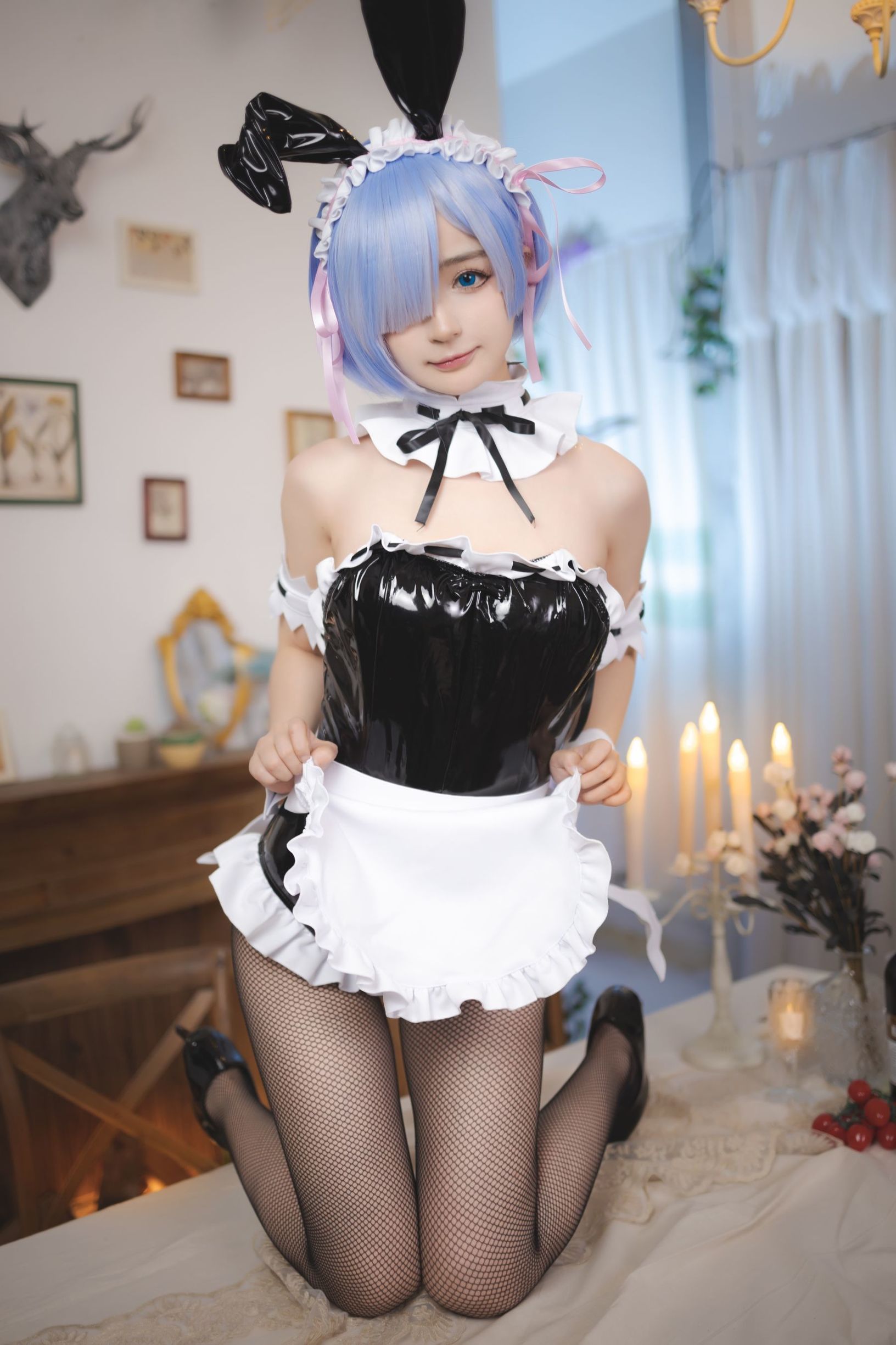 [网红COSER] 桜井宁宁 - 蕾姆兔女郎
