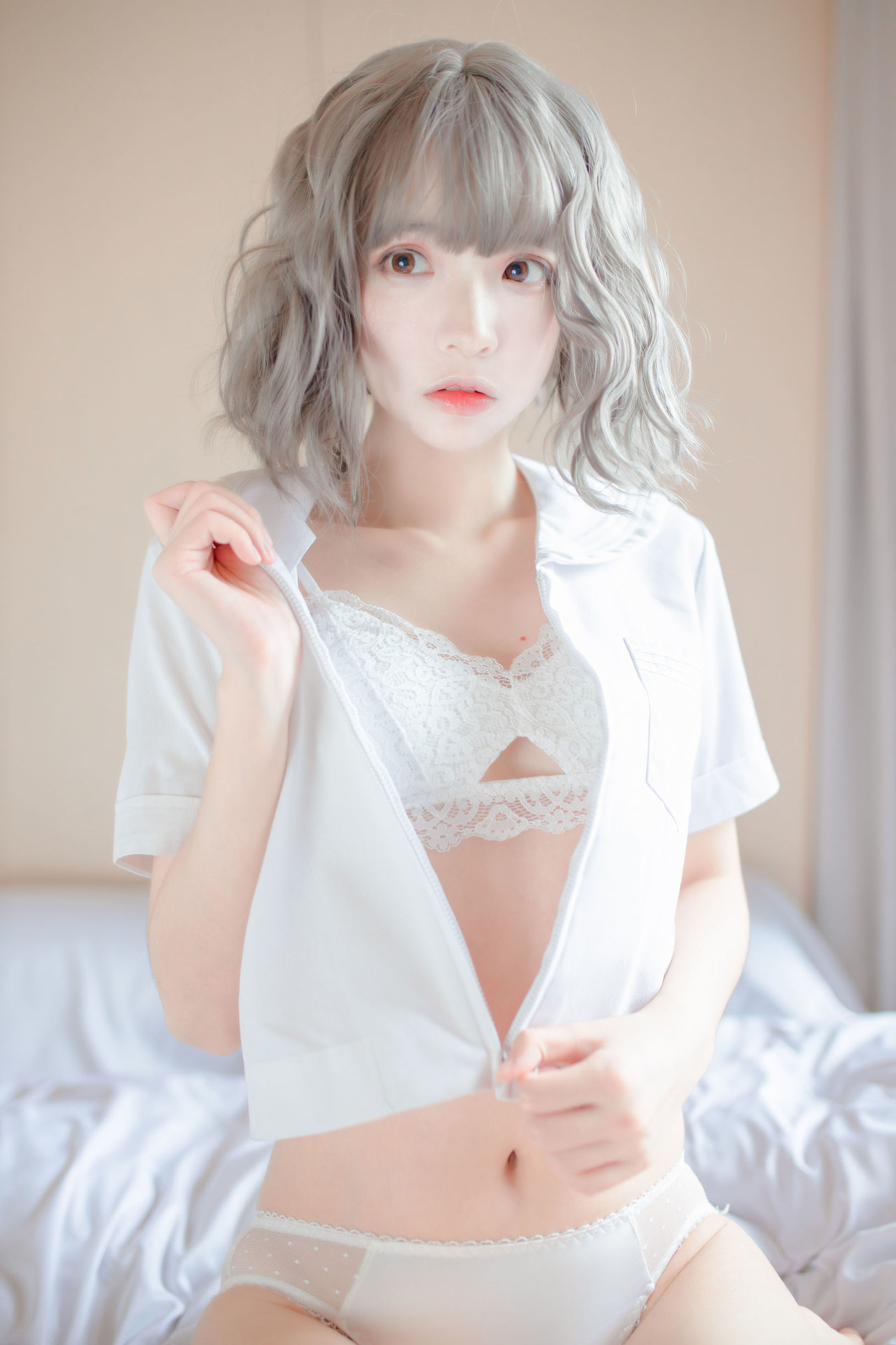 疯猫ss 思绪之内衣 Cosplay 写真